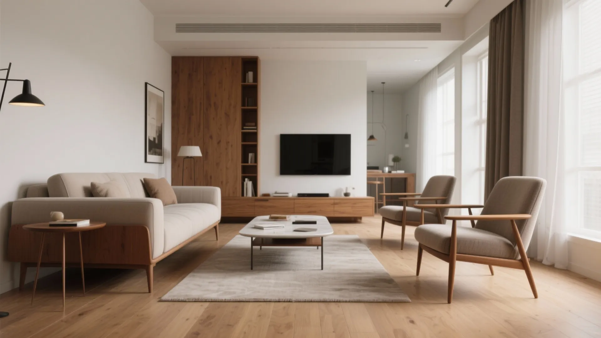 2. Furniture with Exposed Legs