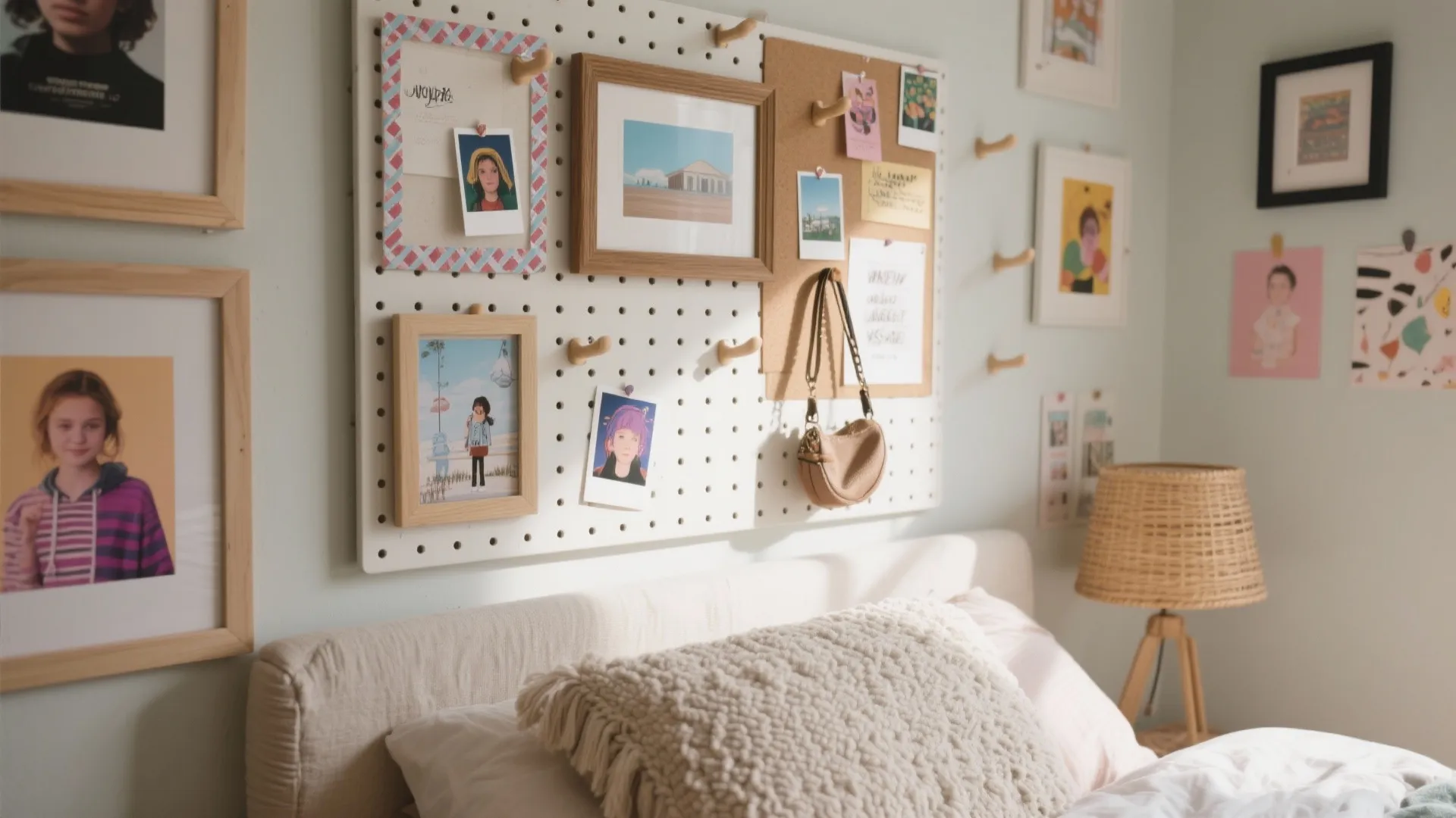 Expressive Walls: Gallery, Pegboard, and Texture