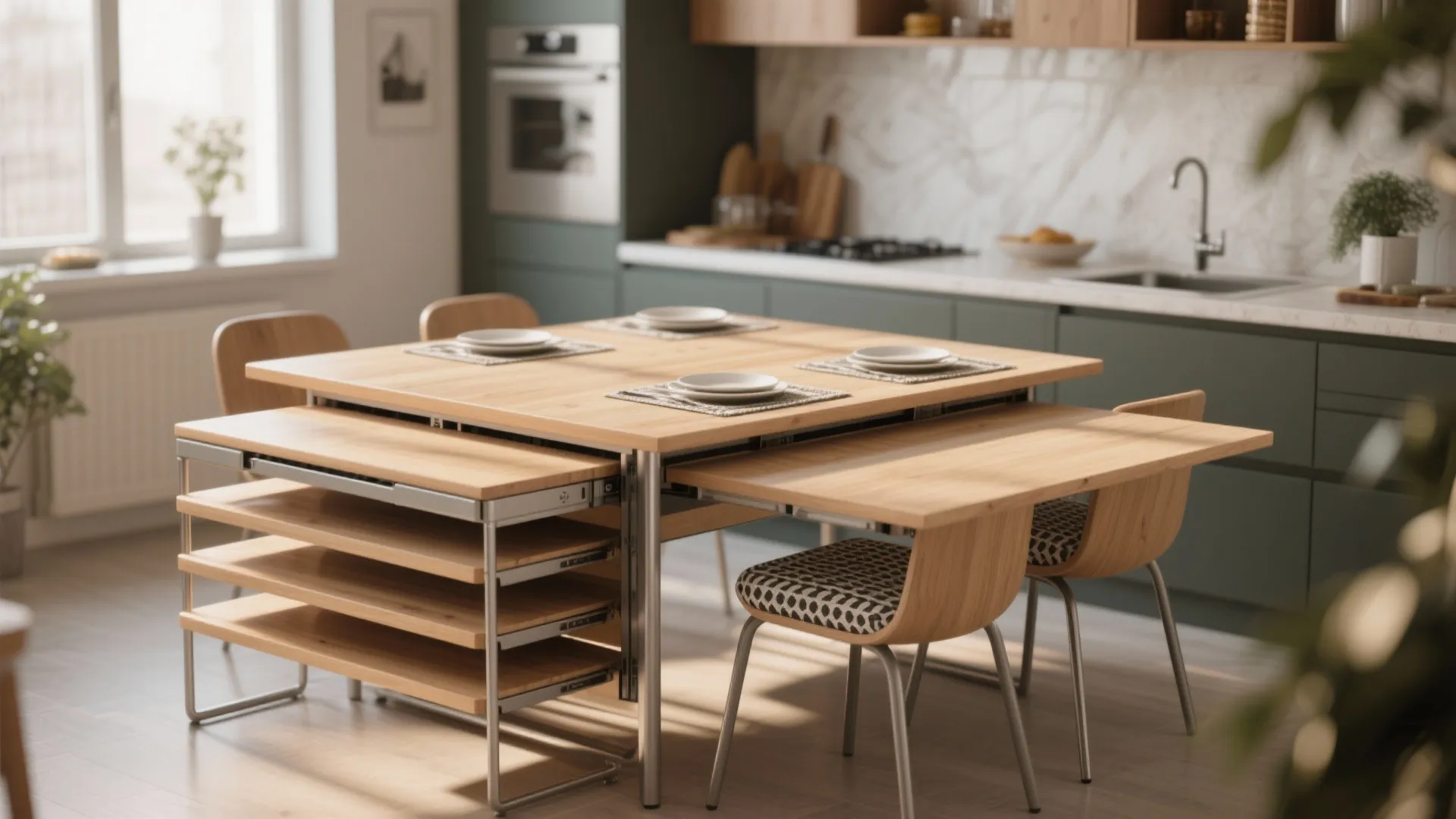 2. Extendable or nesting tables