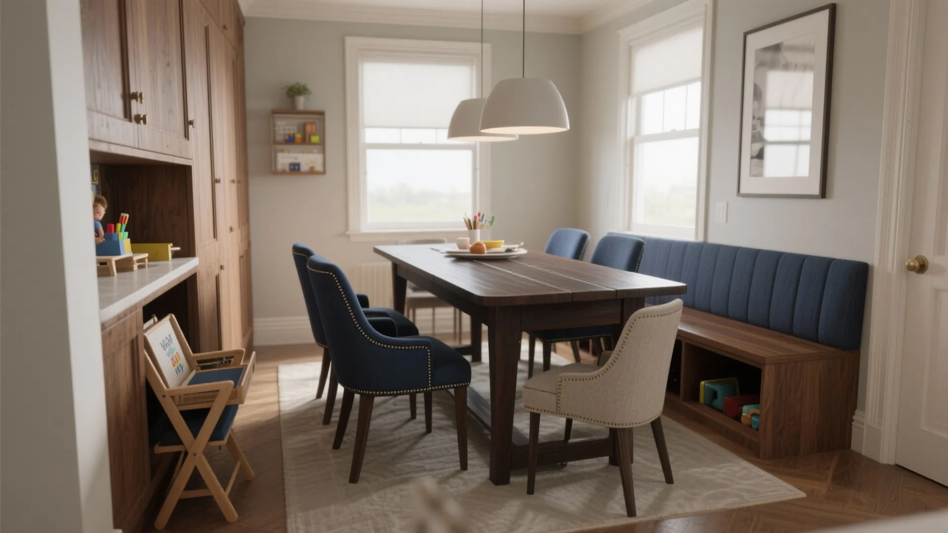 2. Extendable Tables and Thoughtful Seating