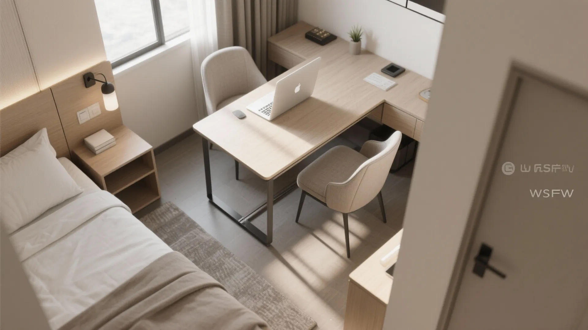 6. Extendable Table as Dual-Purpose Desk