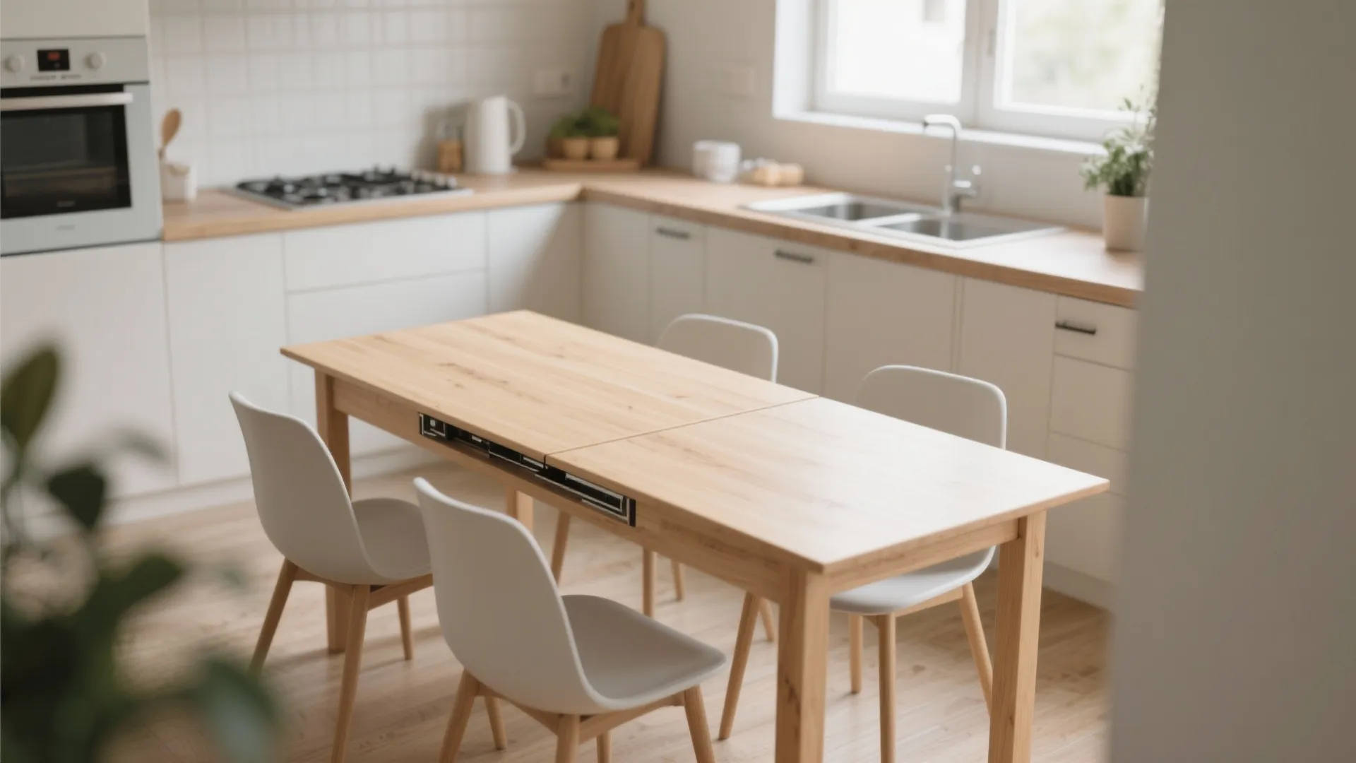 2. Extendable Dining Table