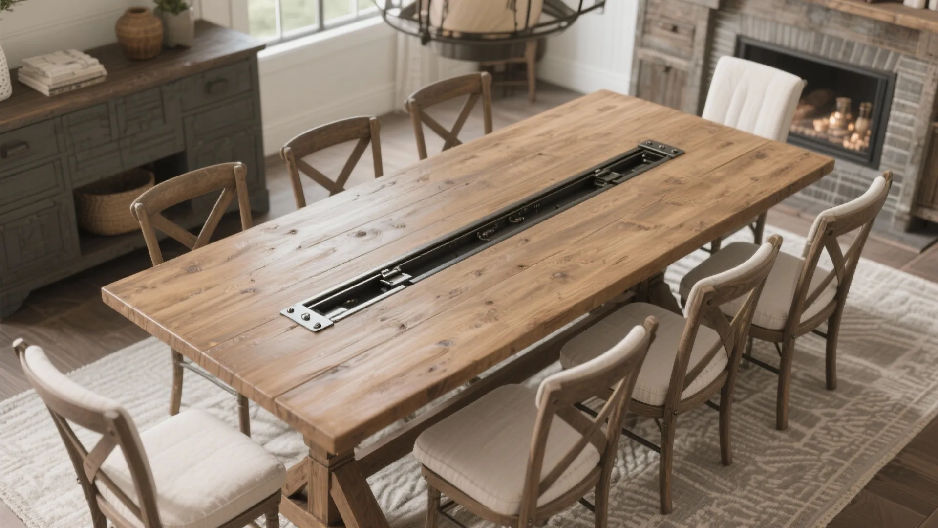 3. Extendable Farmhouse Tables