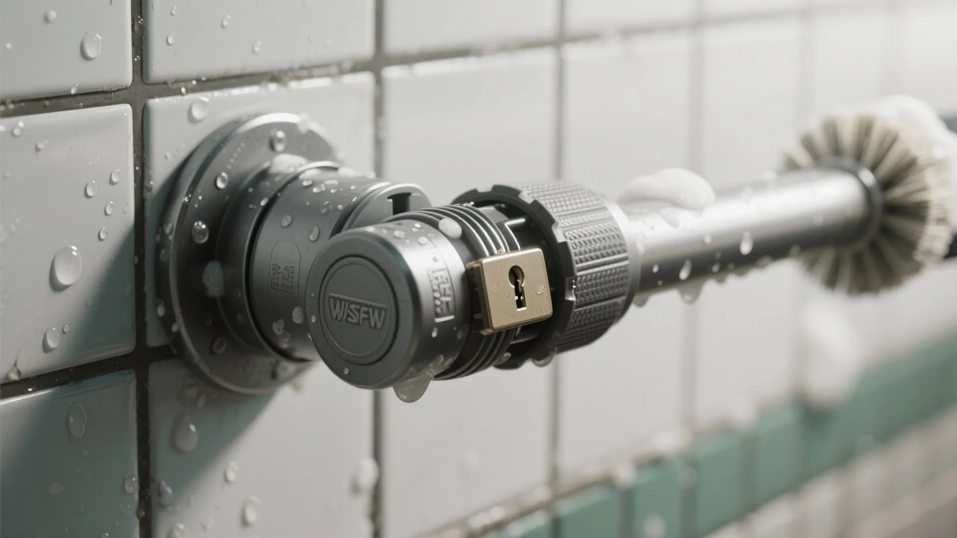 Extendable Handle Brush for Tight, High, or Deep Showers