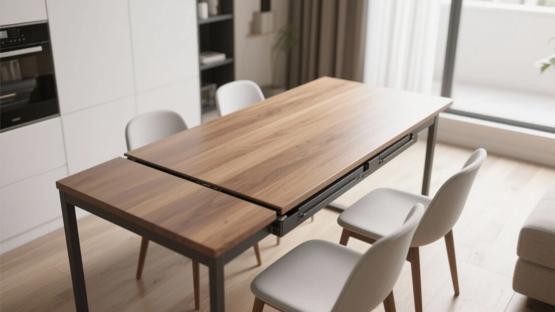 4. Extendable Dining Table
