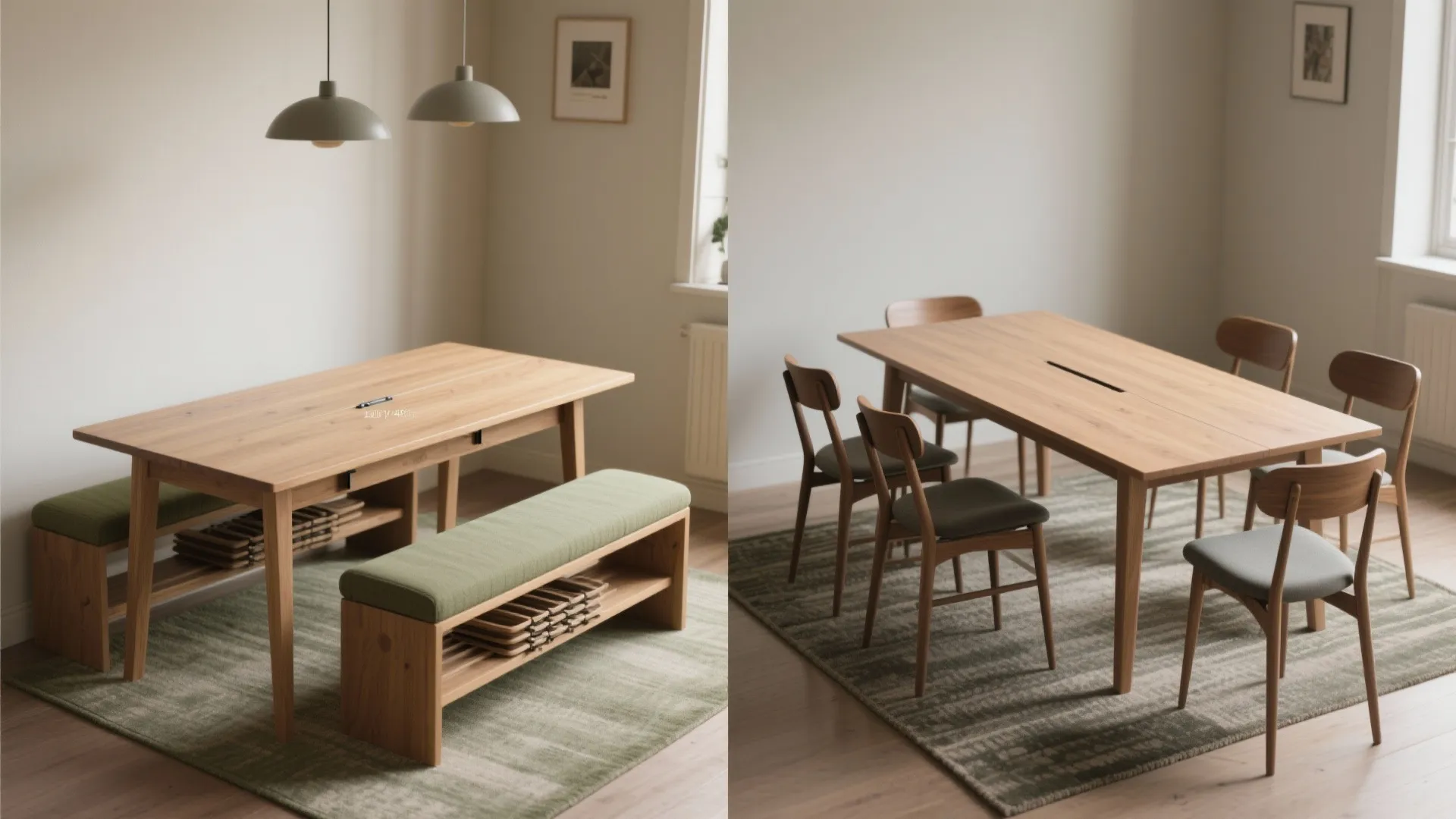 Flexible Furniture: Extendable Tables and Stackable Seating