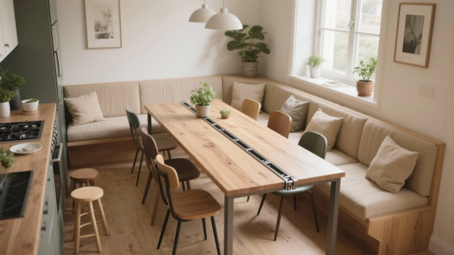 5 Small Extendable Dining Room Table Ideas: Clever small extendable dining room table ideas I’ve used to squeeze function and style into tiny dining nooks