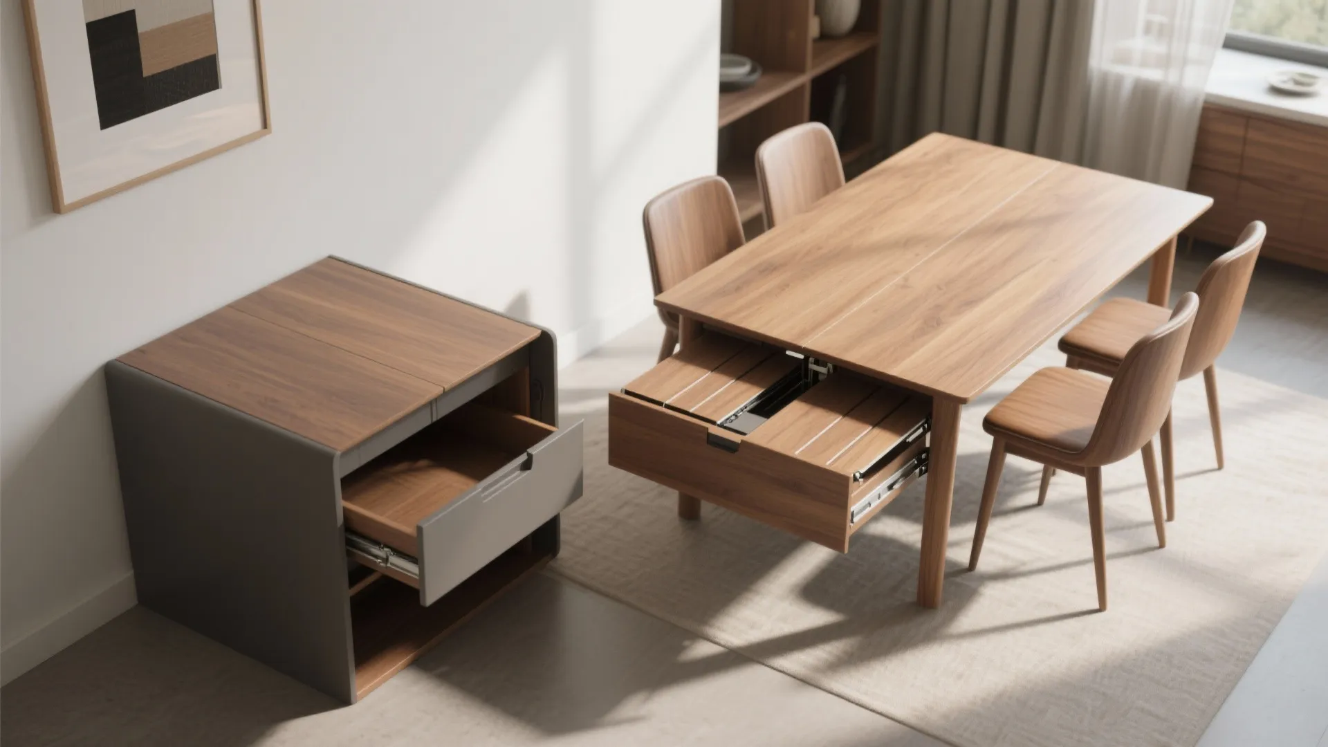 3) Folding and extendable sets