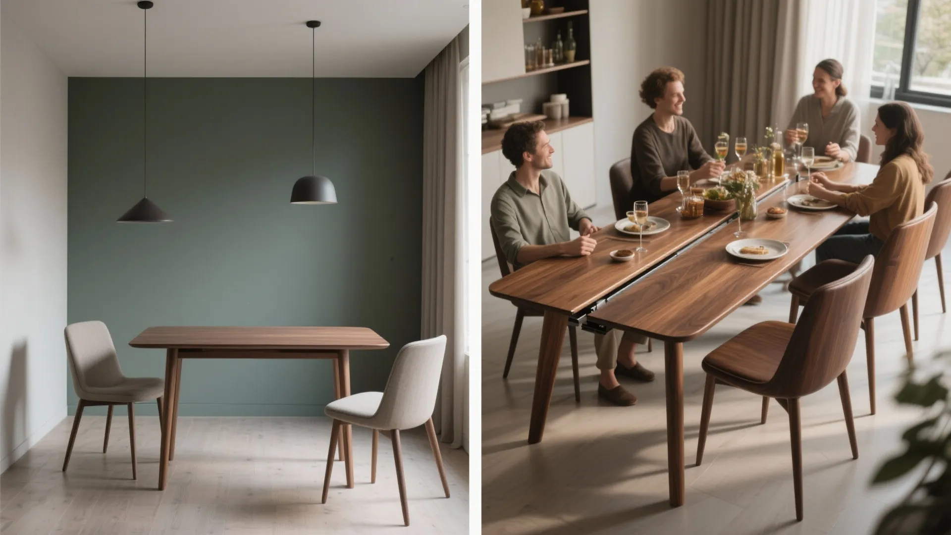 5. Slim Extendable Tables