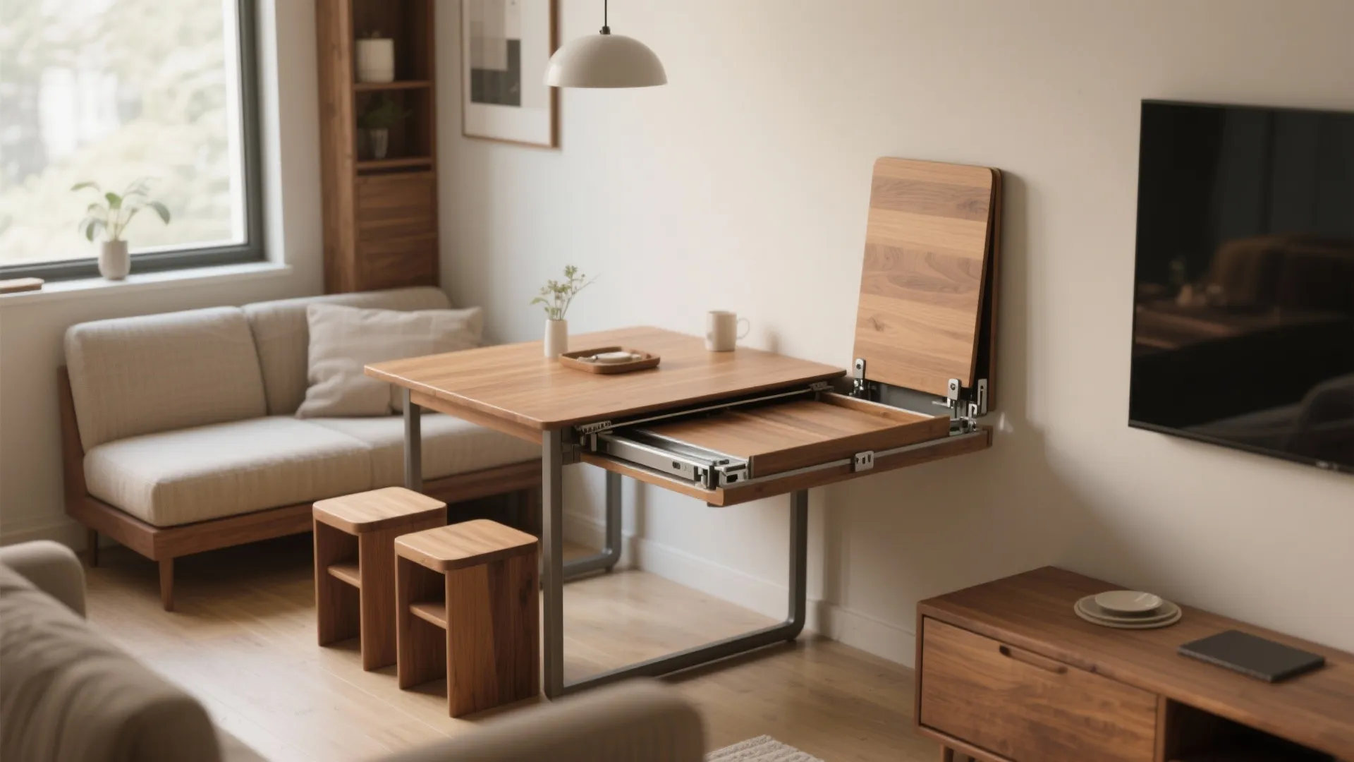 1. Choose multifunctional furniture