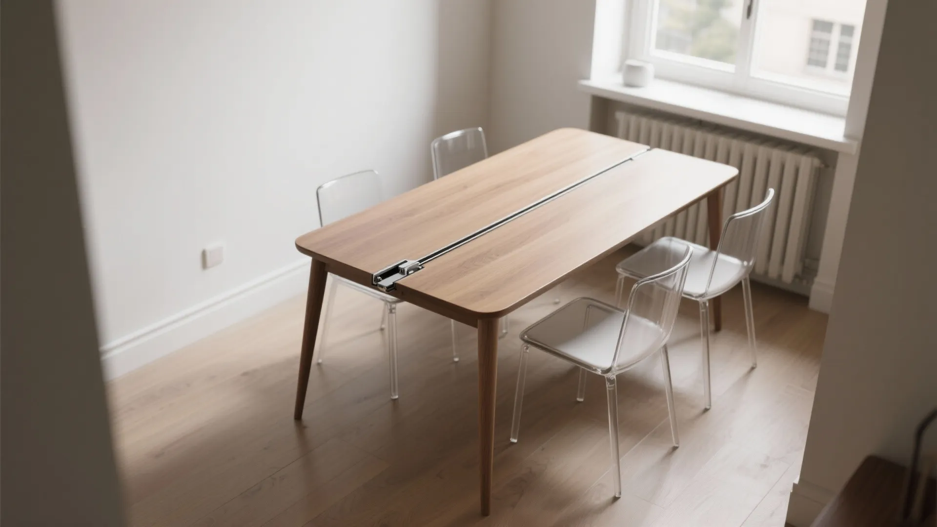 1. Extendable tables that disappear when you don’t need them