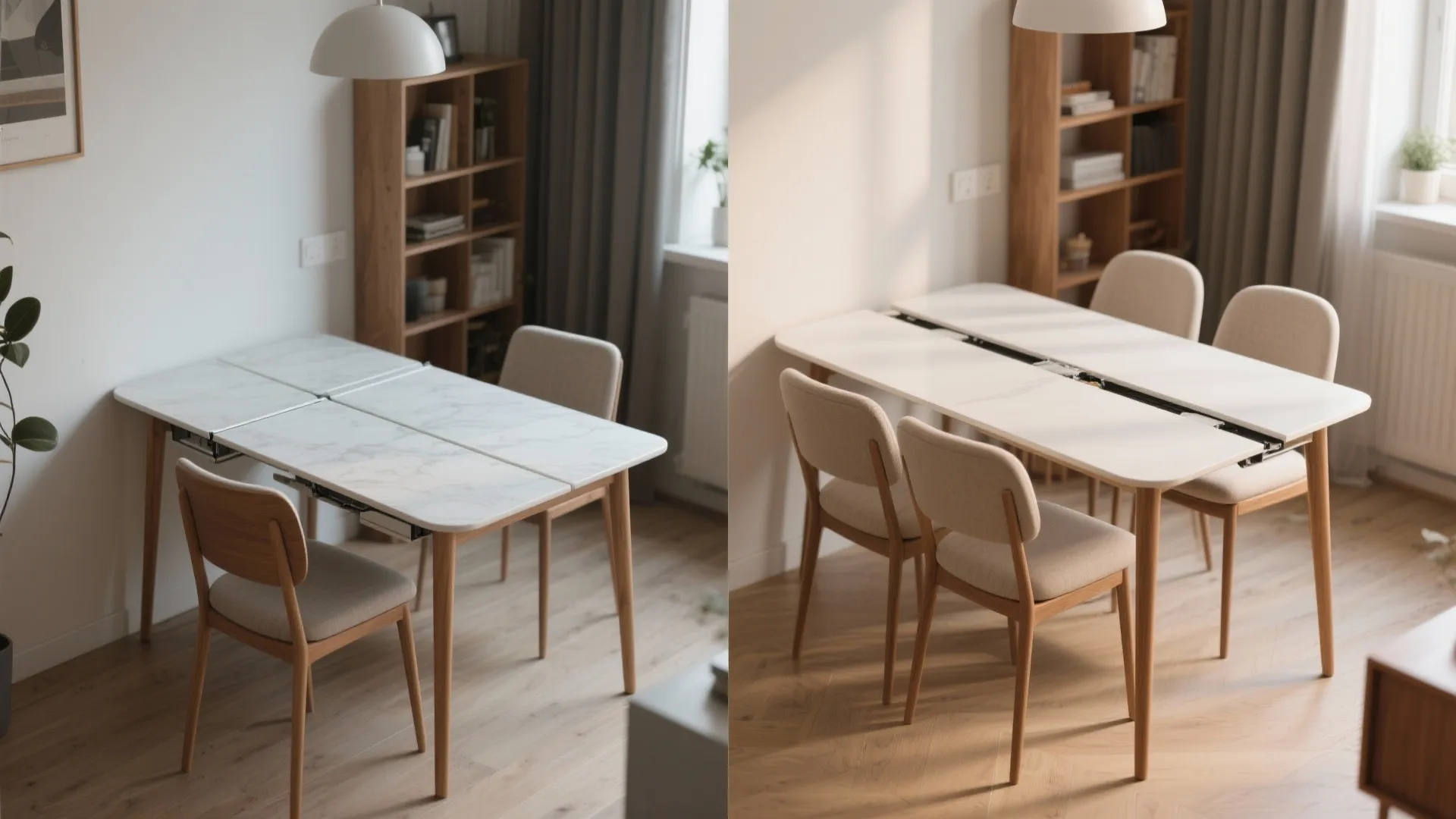 4. Extendable Table That Hides Away