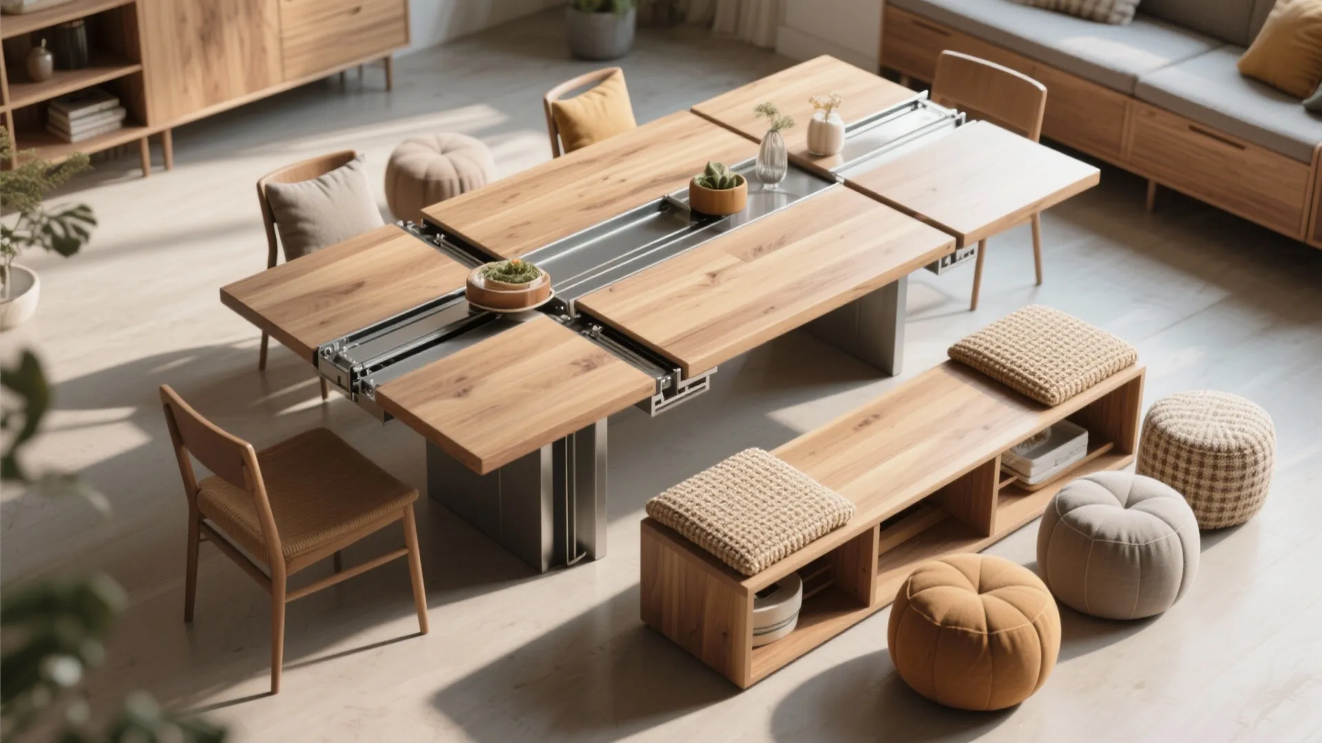 2. Choose multipurpose and extendable pieces