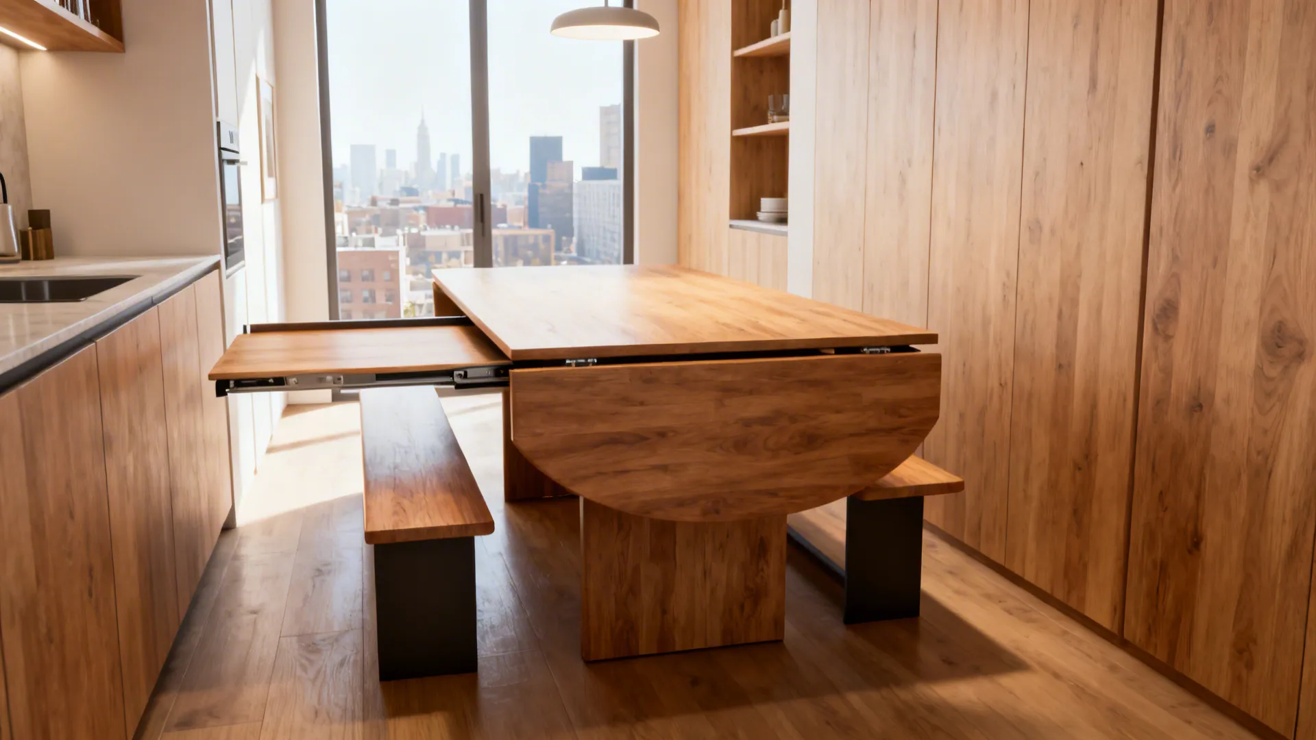 3. Extendable rectangular table