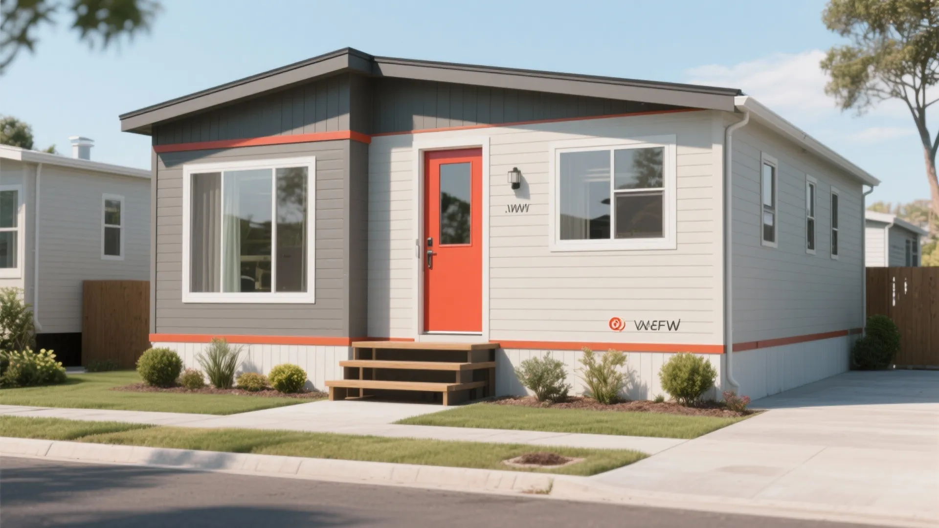 5. Durable exterior palettes and trim contrast for curb appeal