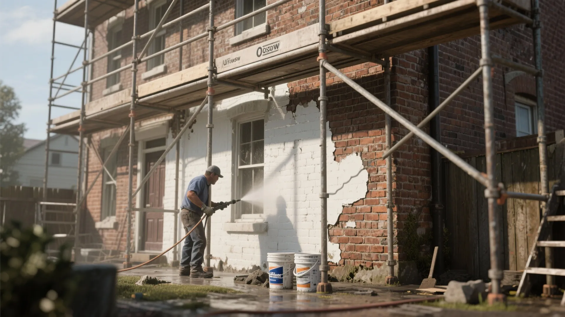 1. Full exterior repaint: budget and reality