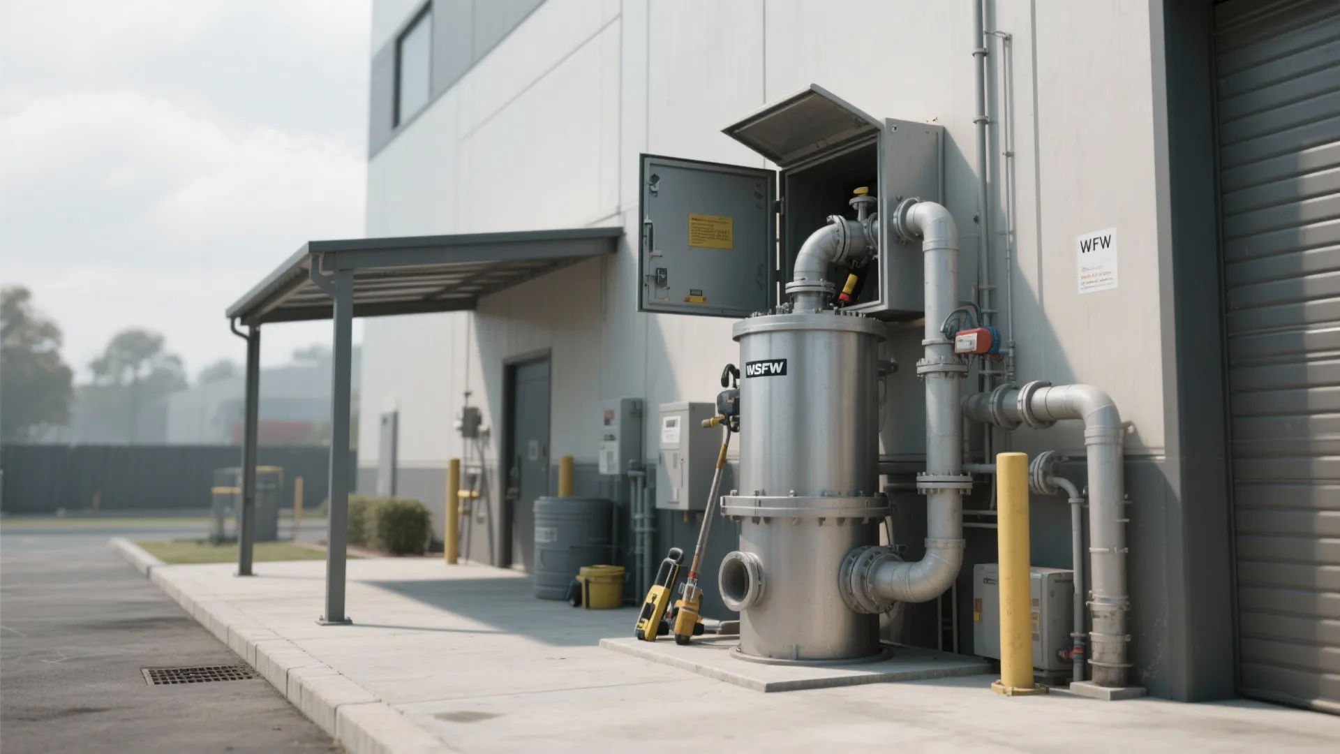 4. External vertical grease separator