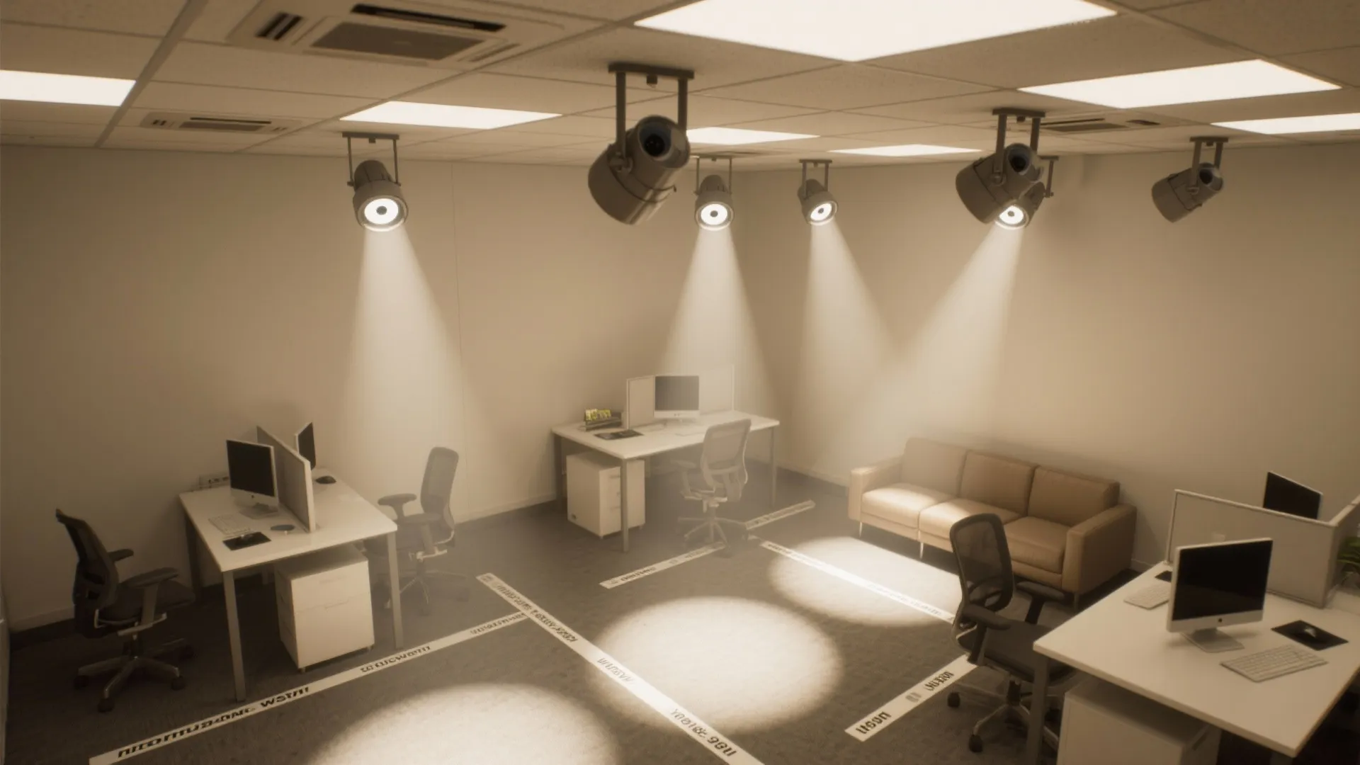 3. Adjustable recessed eyeballs for multi-angle tasks