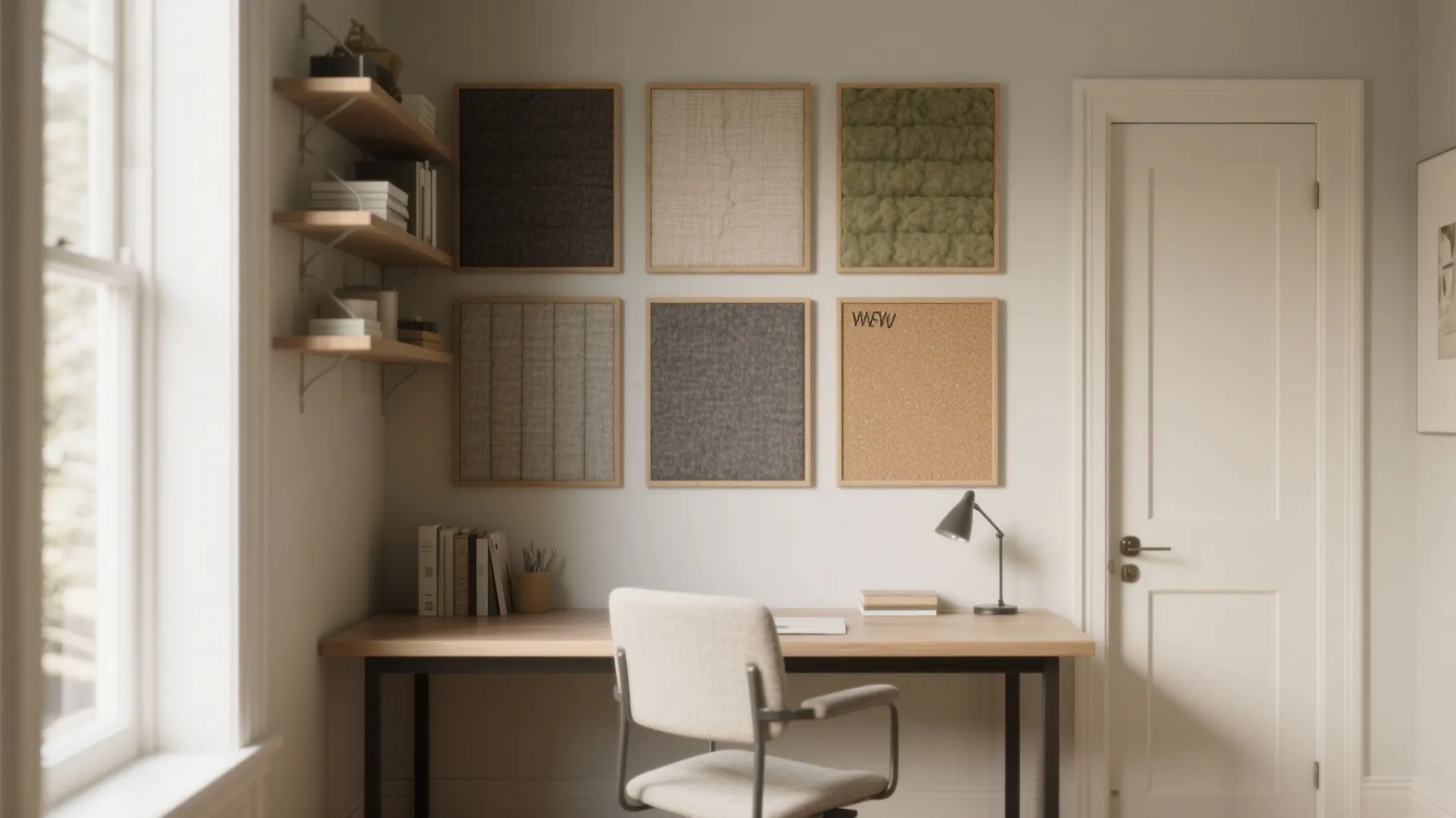 Curated Fabric Panels as Acoustic Art