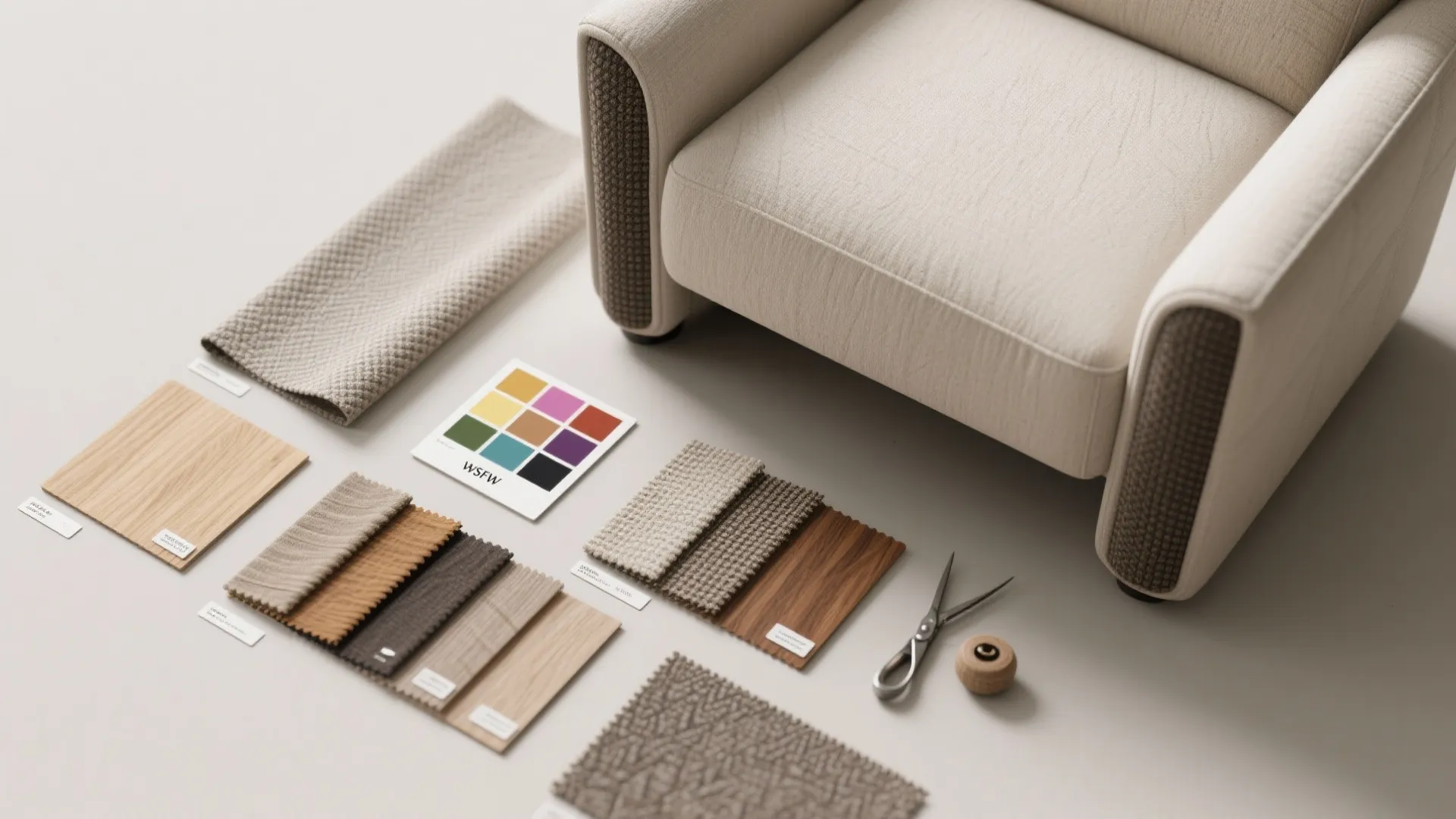 4. Use color, texture, and scale to keep the room visually light