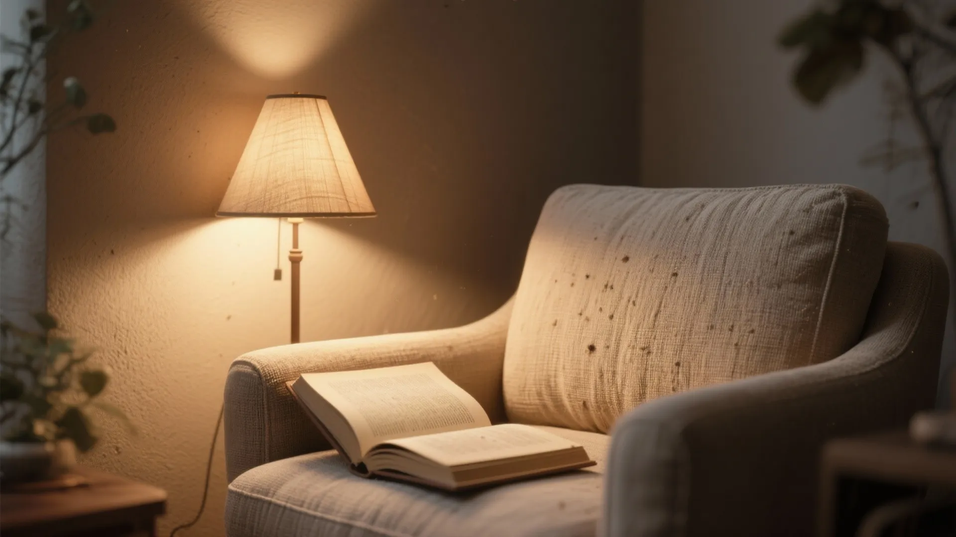 2. Fabric Cone Shade for Cozy Reading Nooks