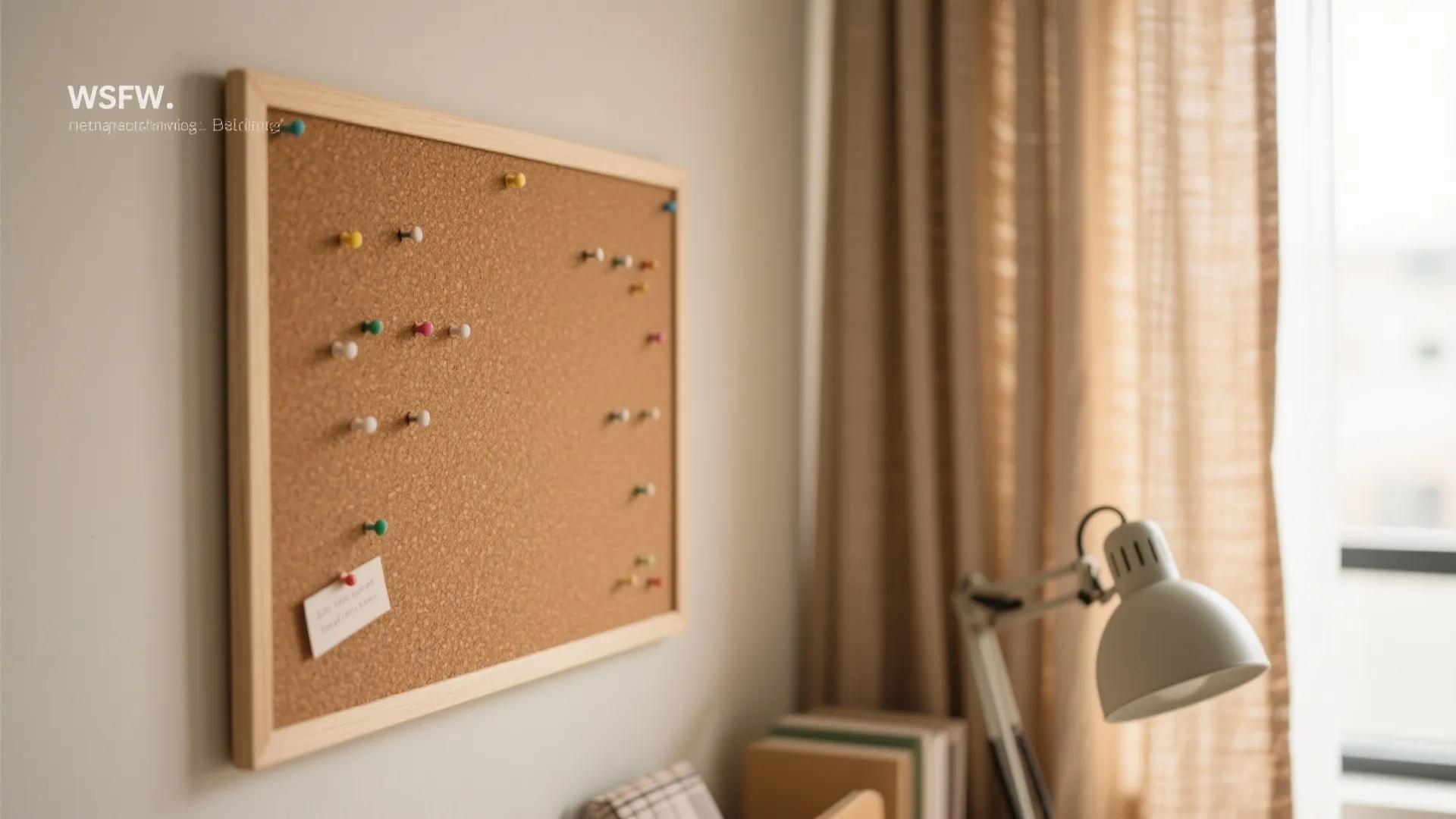 3. Fabric-Covered Cork Boards