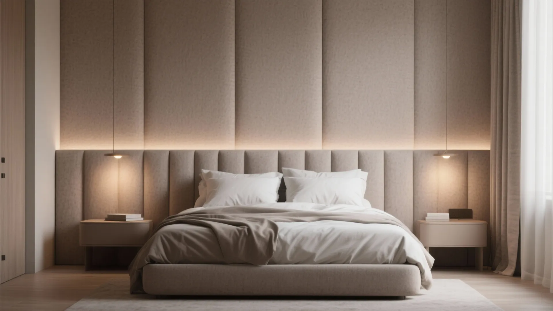 7. Fabric-Covered Walls