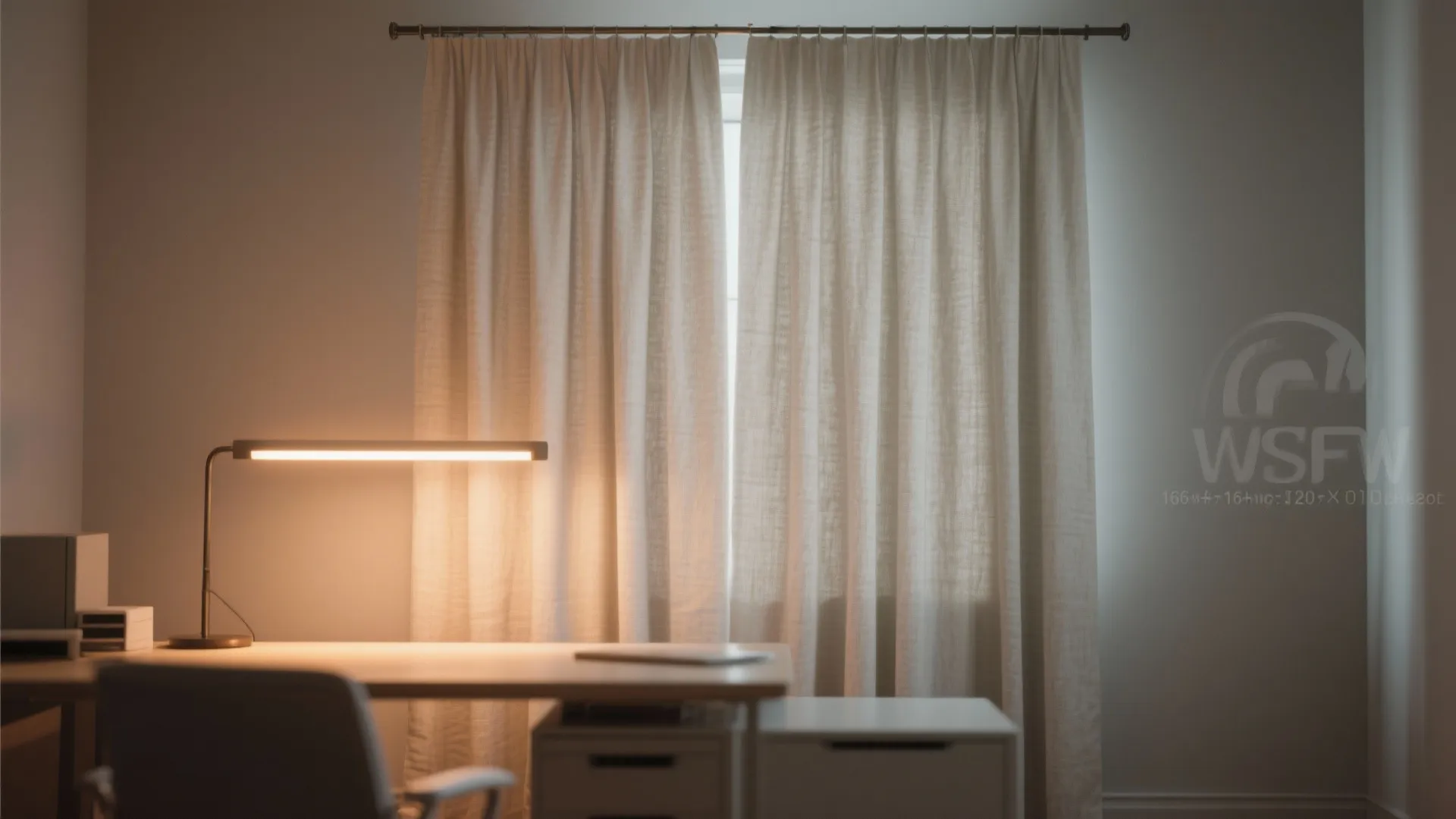 5. Fabric drape with adjustable lighting: cheap but cinematic