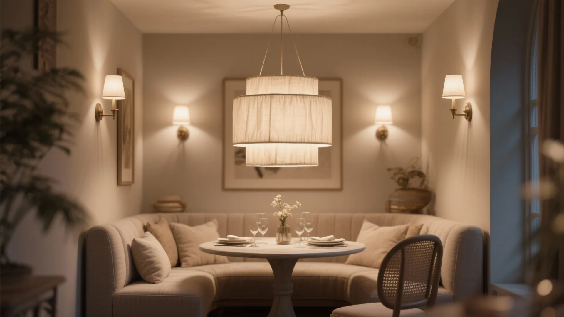 4. Fabric Drum Shades