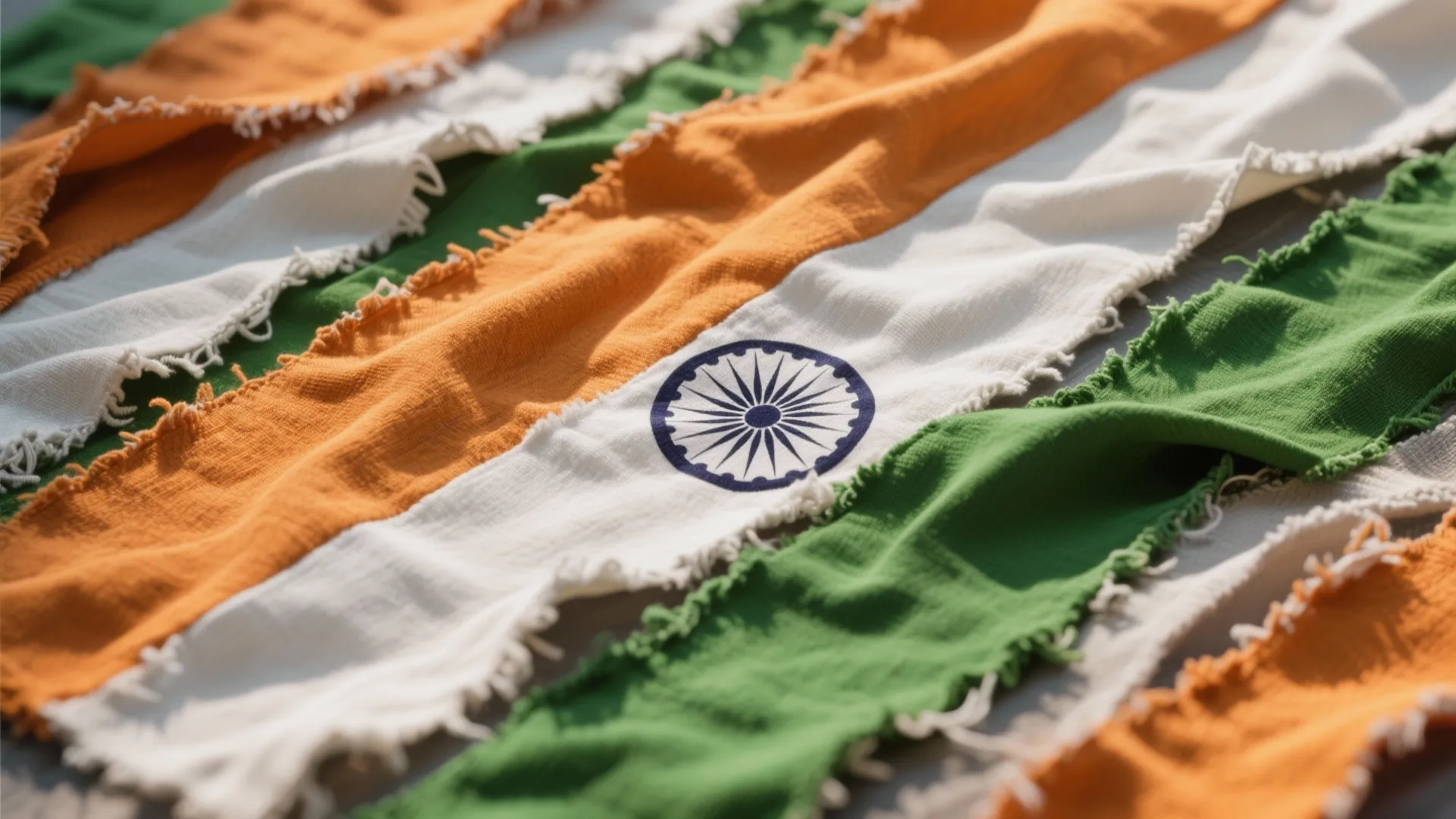 1. Fabric Flag Collage