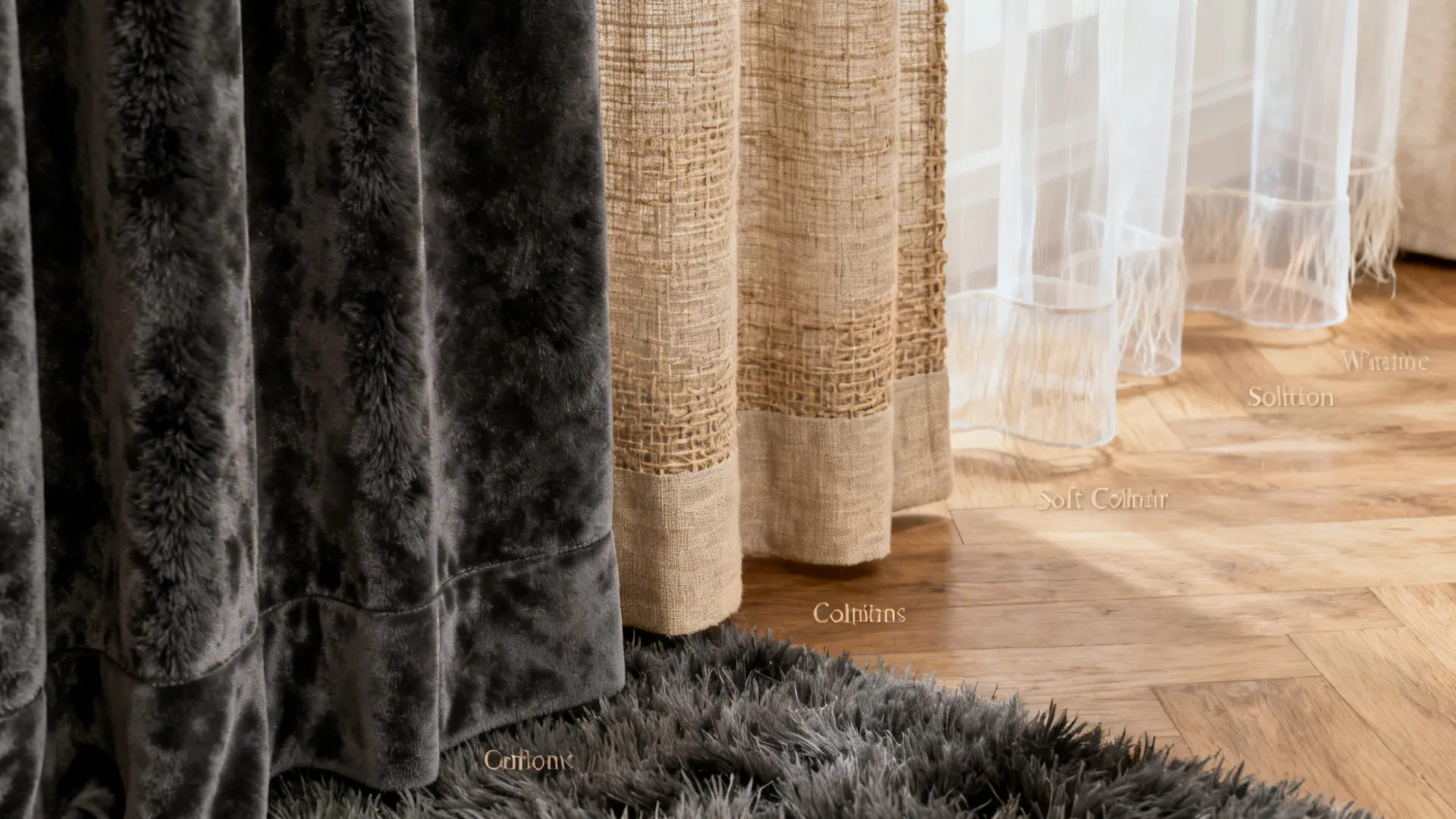 4. Mix Materials: Velvet, Linen, and Cotton