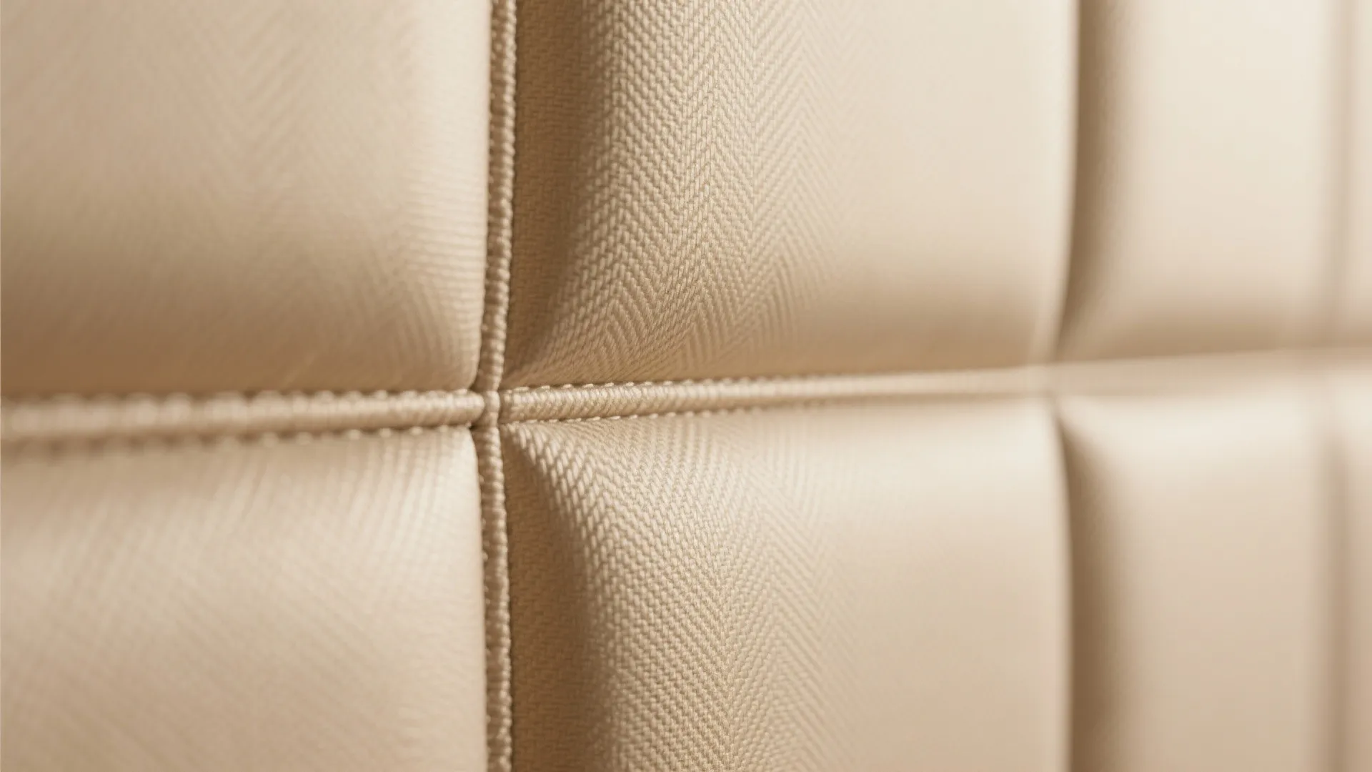 Fabric-wrapped panels for a soft, luxe backdrop