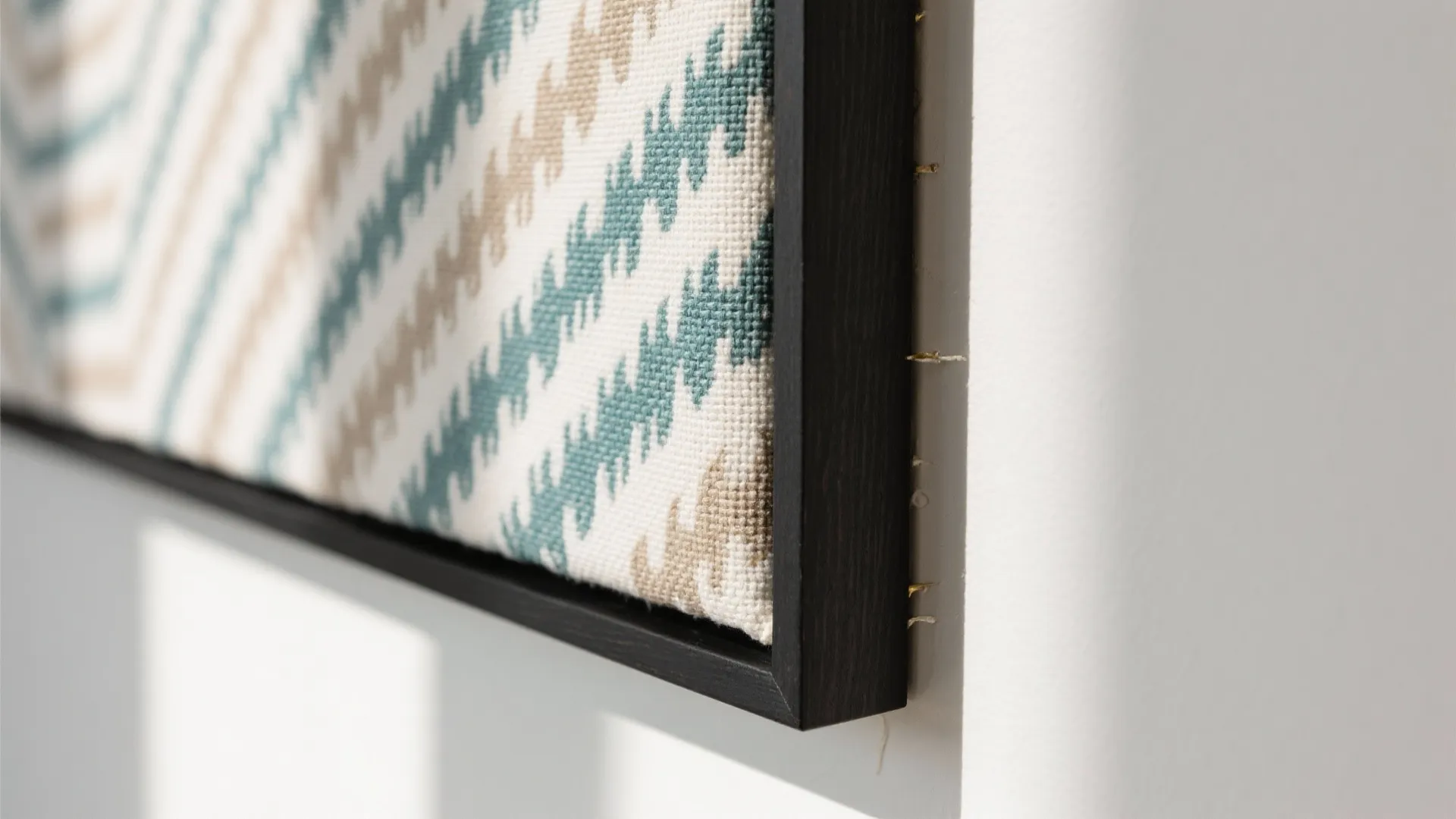 Idea 4: Fabric Accent Wall (Faux Headboard or Art Panel)