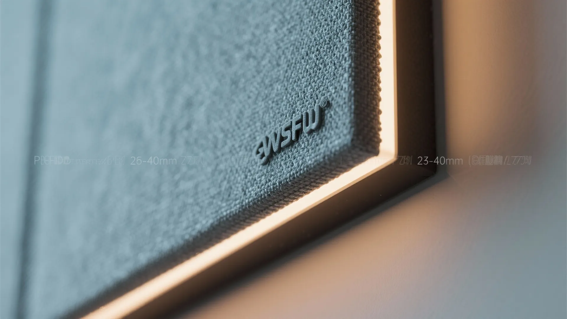 5) Acoustic Fabric Wall With Integrated Lighting