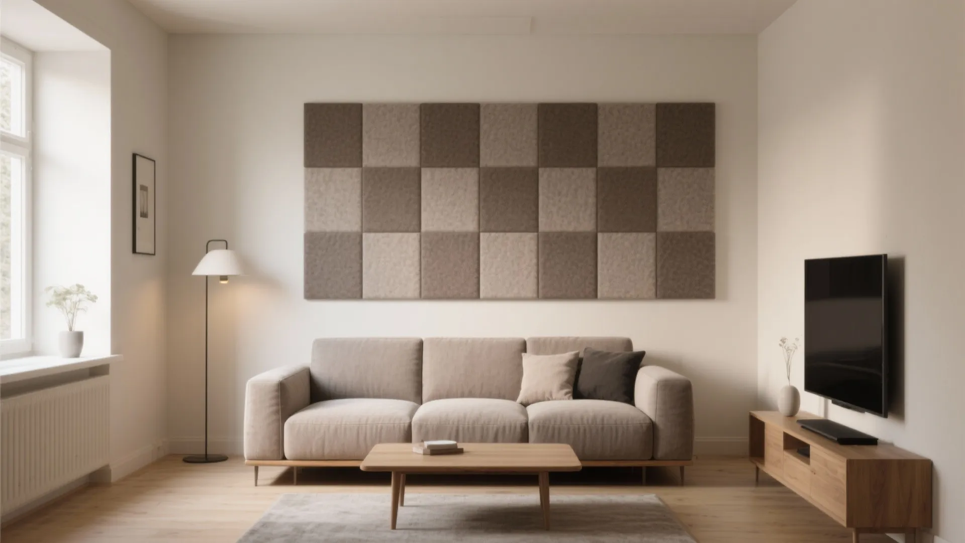 Soft Fabric Panels That Disappear Into the Wall