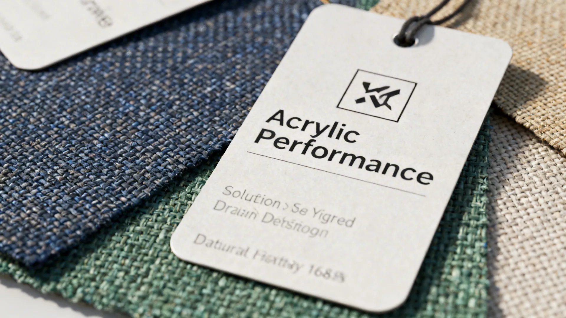 Close-up of performance fabric weave showing texture and durability for family-friendly upholstery.