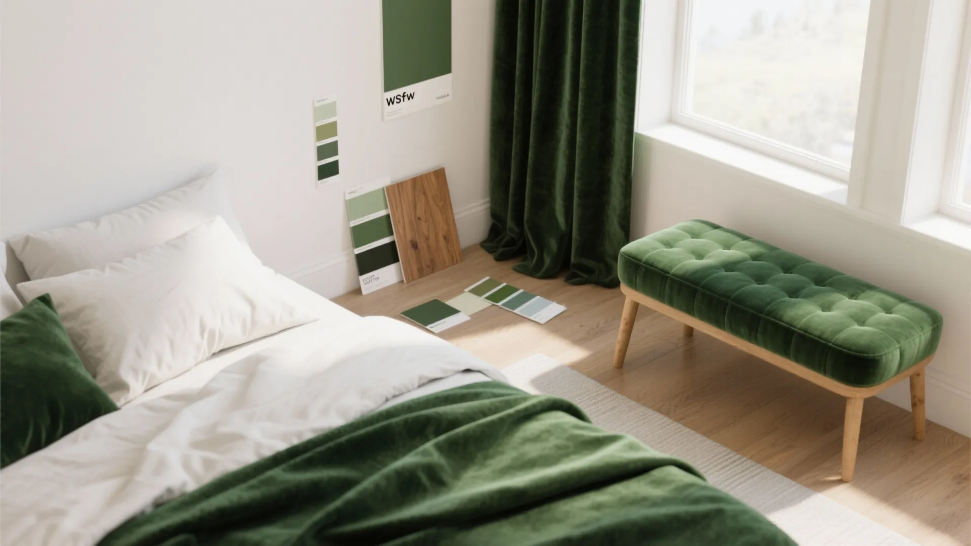 5) Fabric-Forward Two-Color Plan