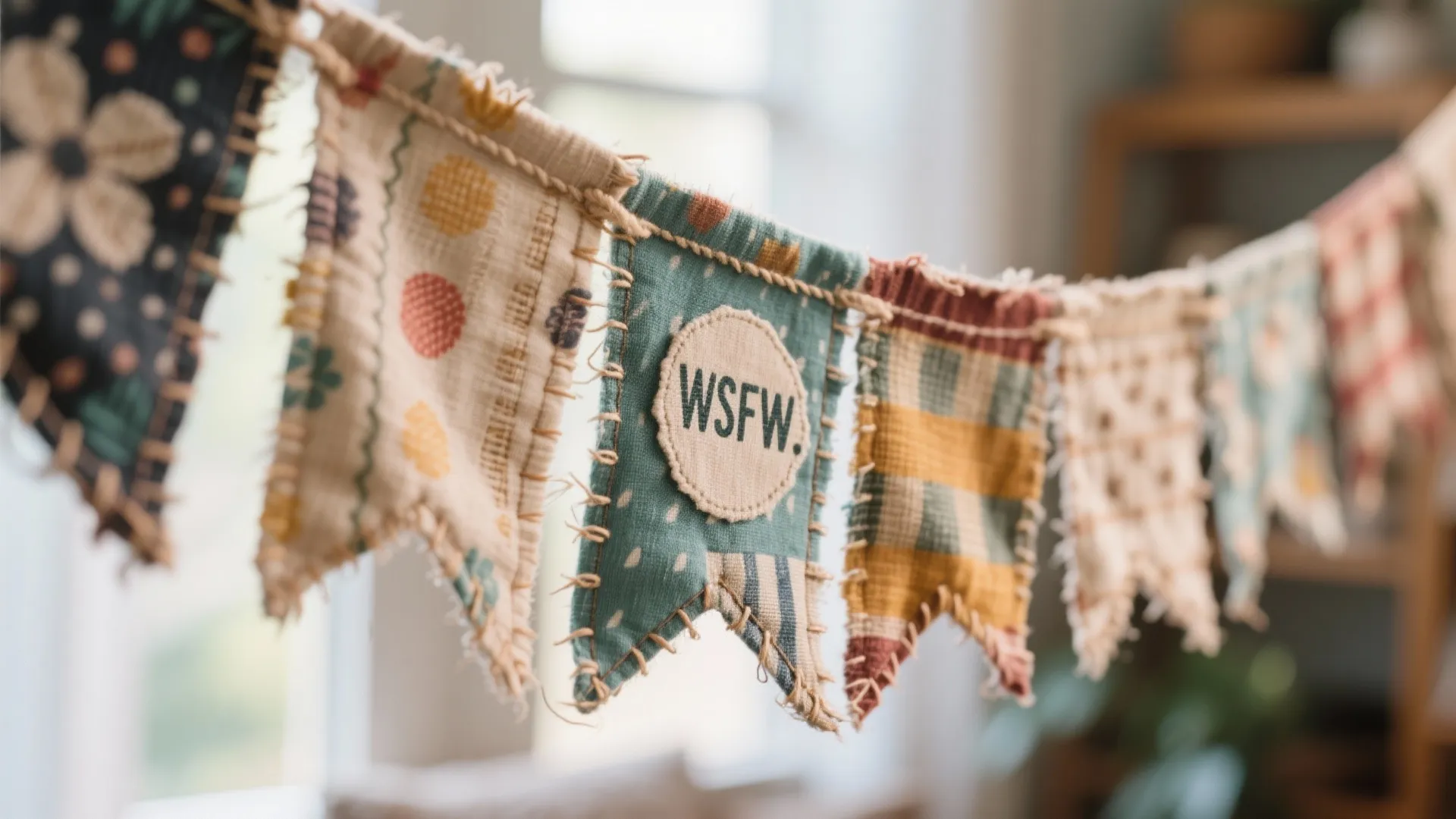 1. Fabric Scrap Charm