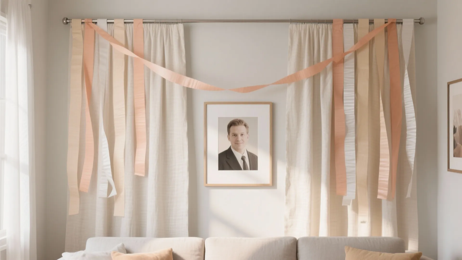 Fabric Drape and Streamer Layering