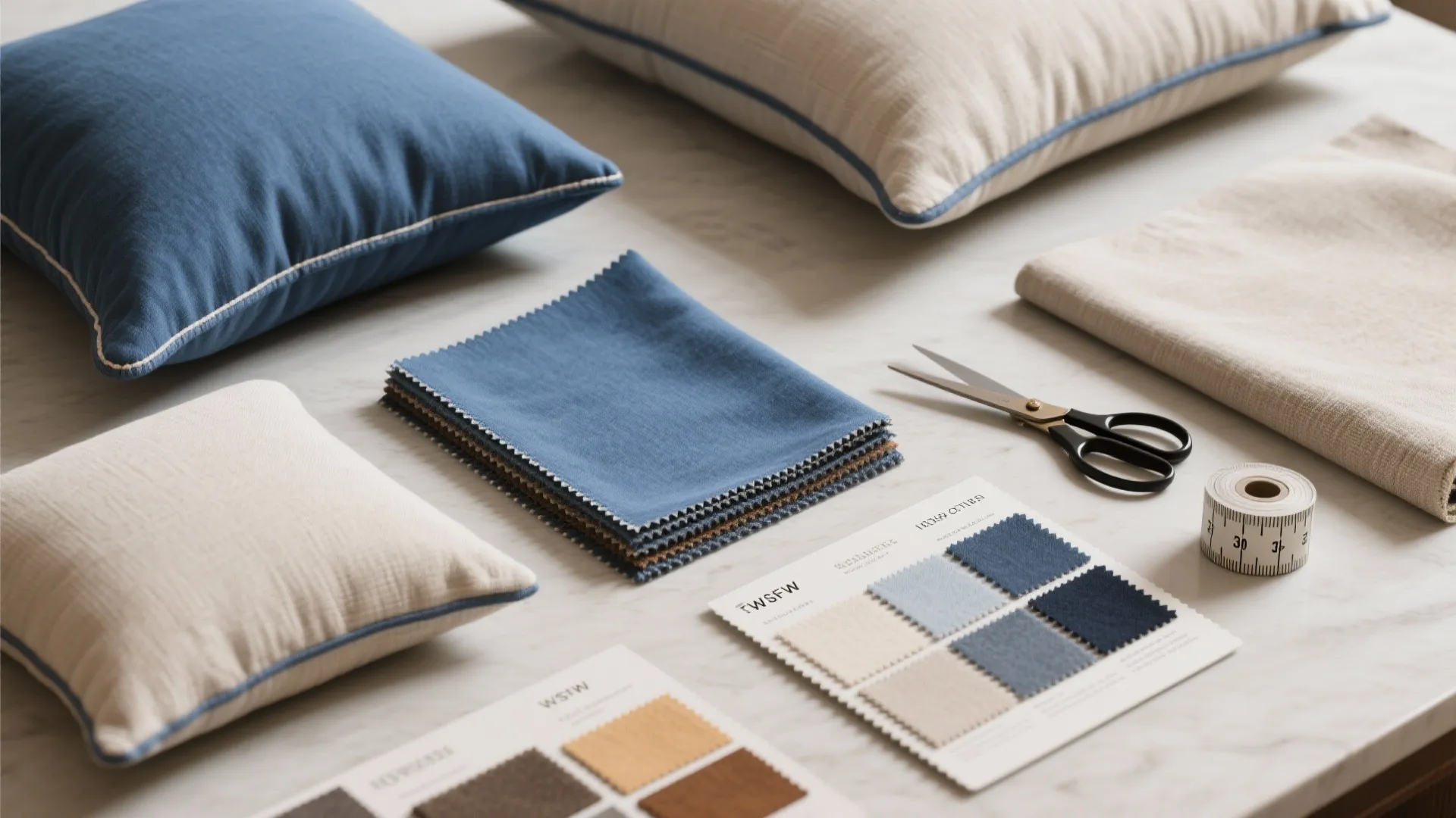 3. Use royal blue as an accent with neutral upholstery