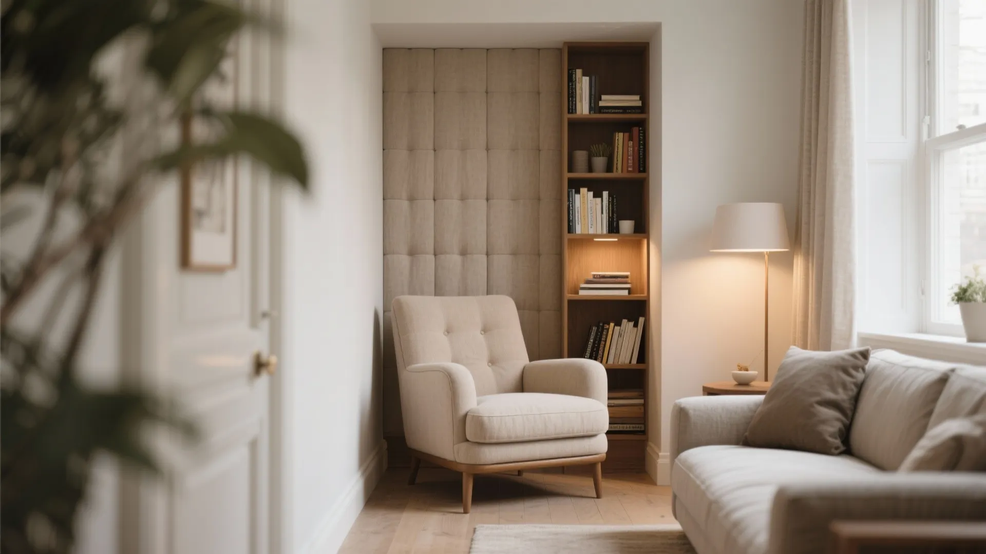 8. Fabric Upholstered Walls