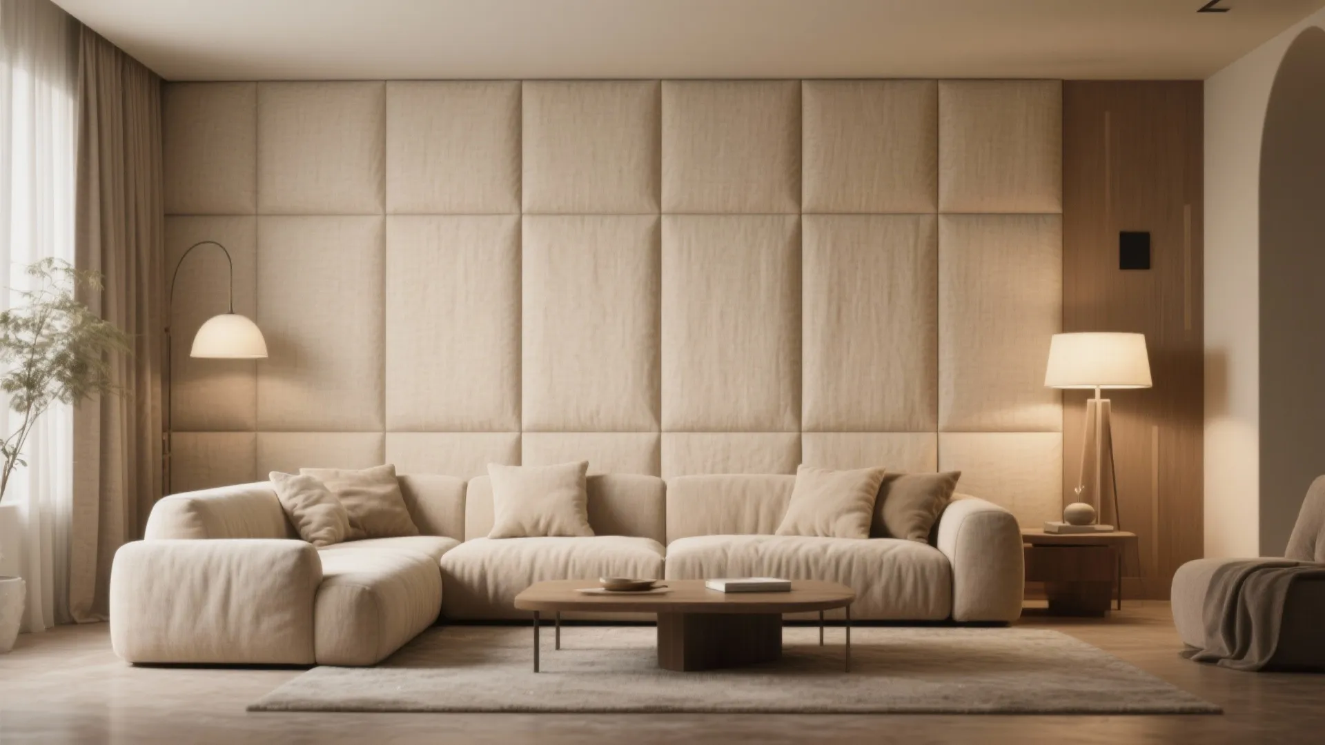 6. Fabric-Wrapped Panels