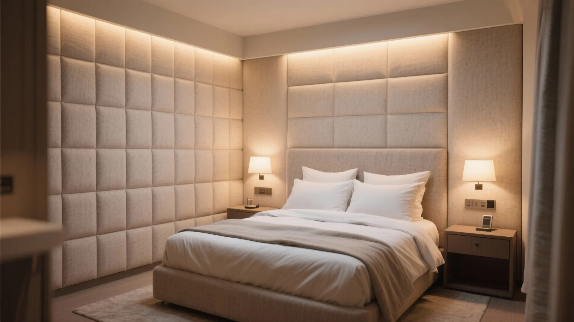 Fabric-Wrapped Walls