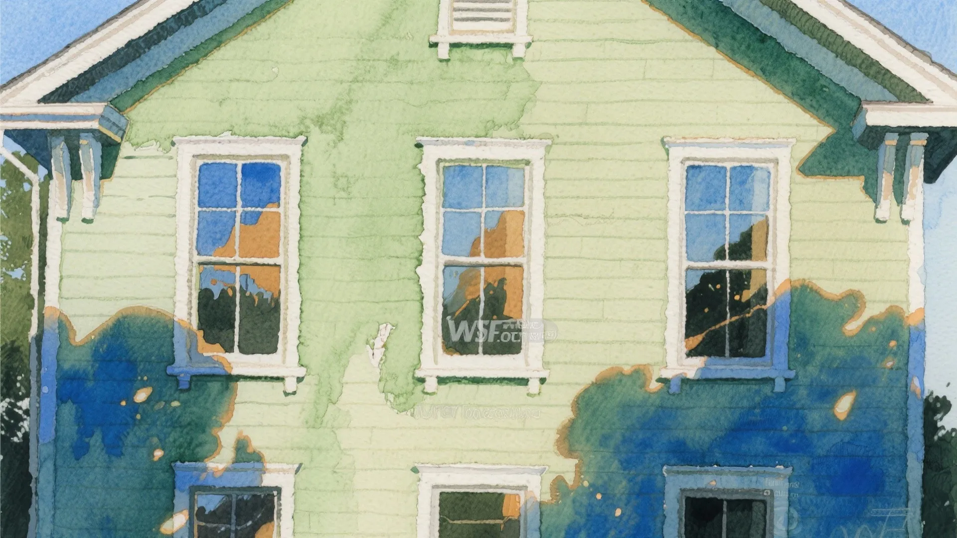 1. Focus on the Facade: One Wash, One Mood