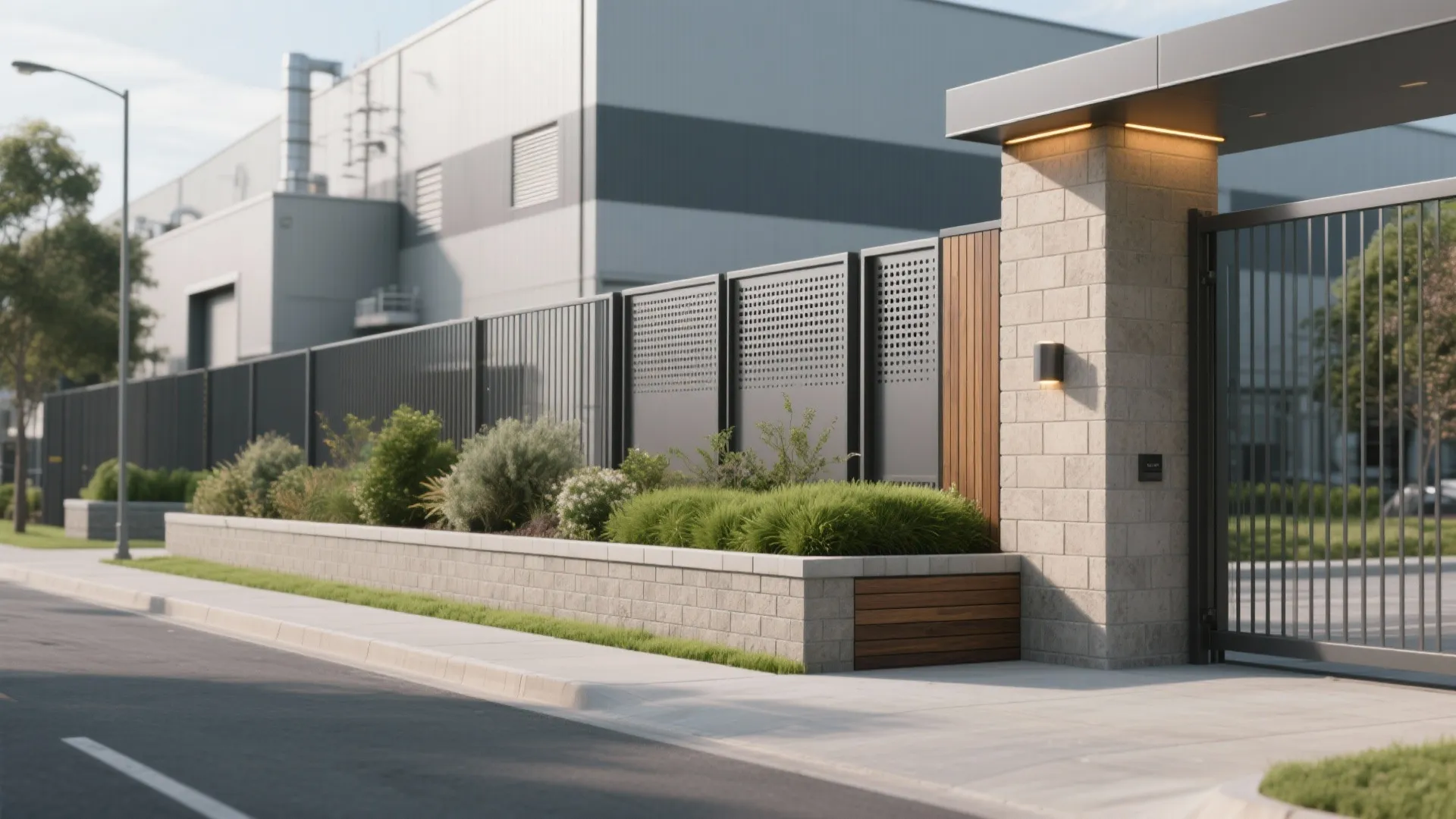 Factory Boundary Wall Design: 5 Smart Ideas: Real-world perimeter strategies that balance security, airflow, branding, and neighborhood fit for modern factories