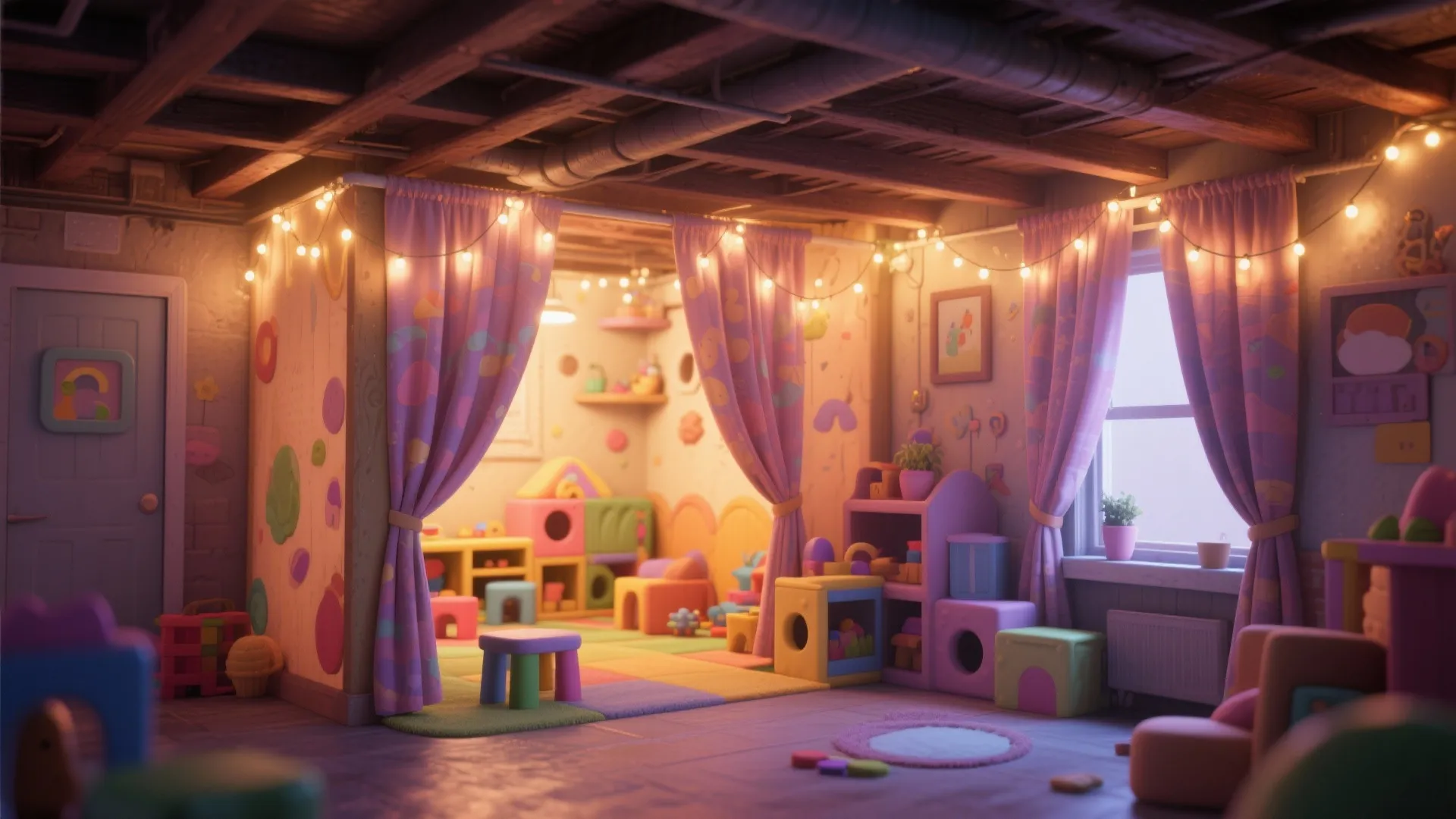 8. Fairy Light Curtains