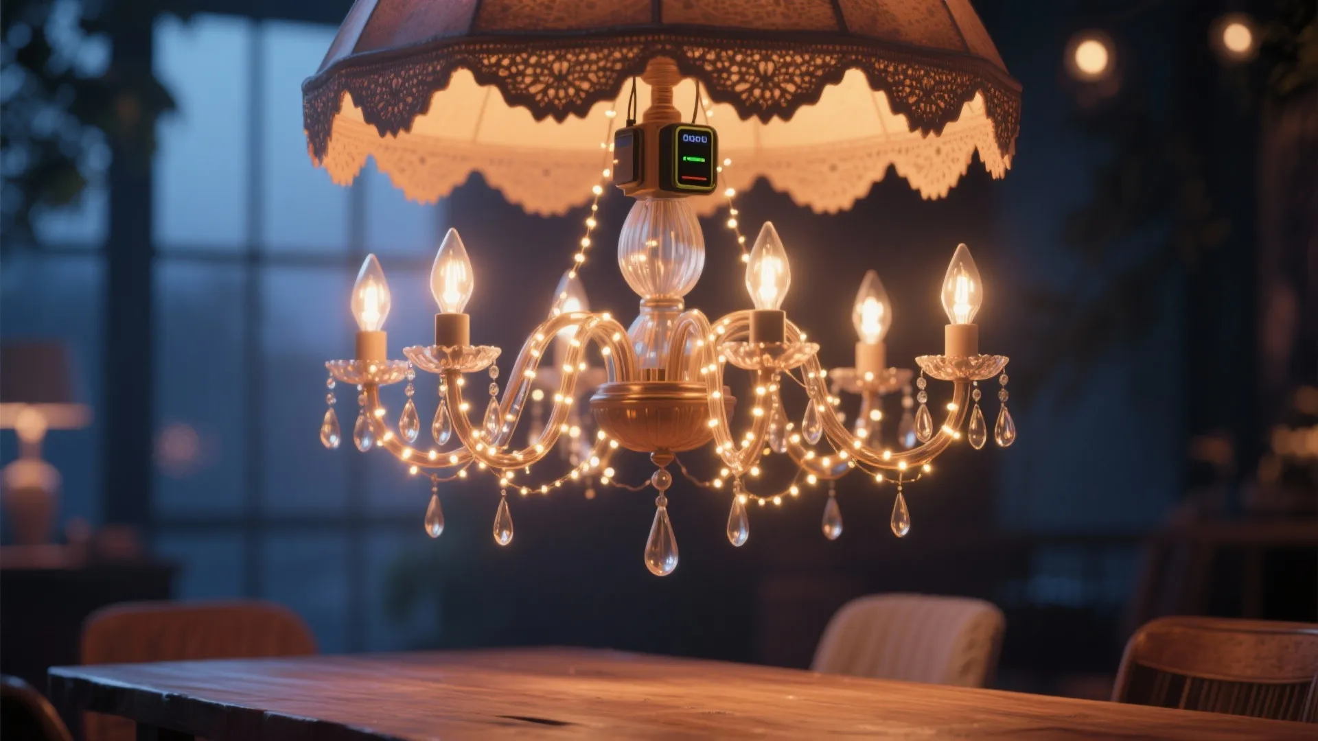 4. Warm Fairy Light Weave