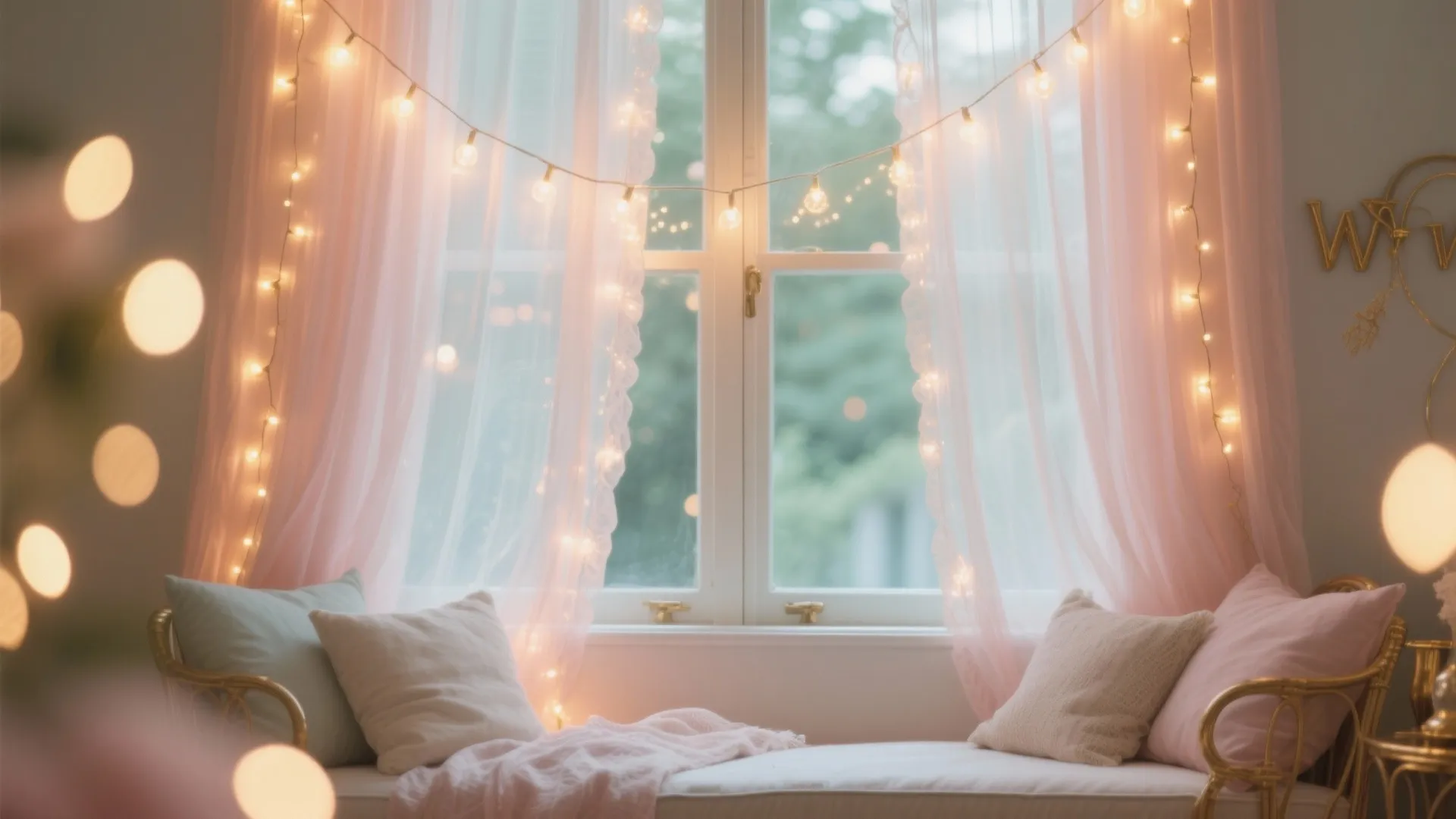 Tip 4: Fairy-Light Bokeh Window