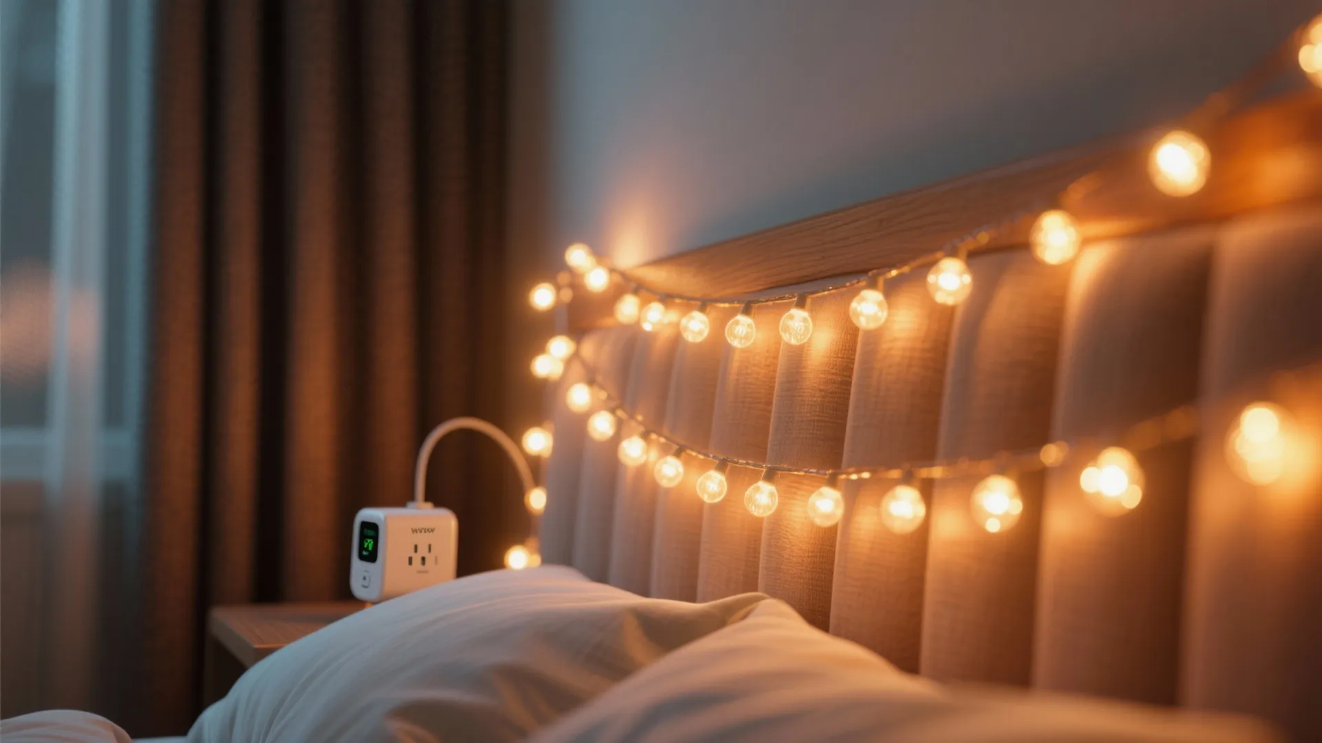 Twinkling Fairy Lights with Light-Control Strategies