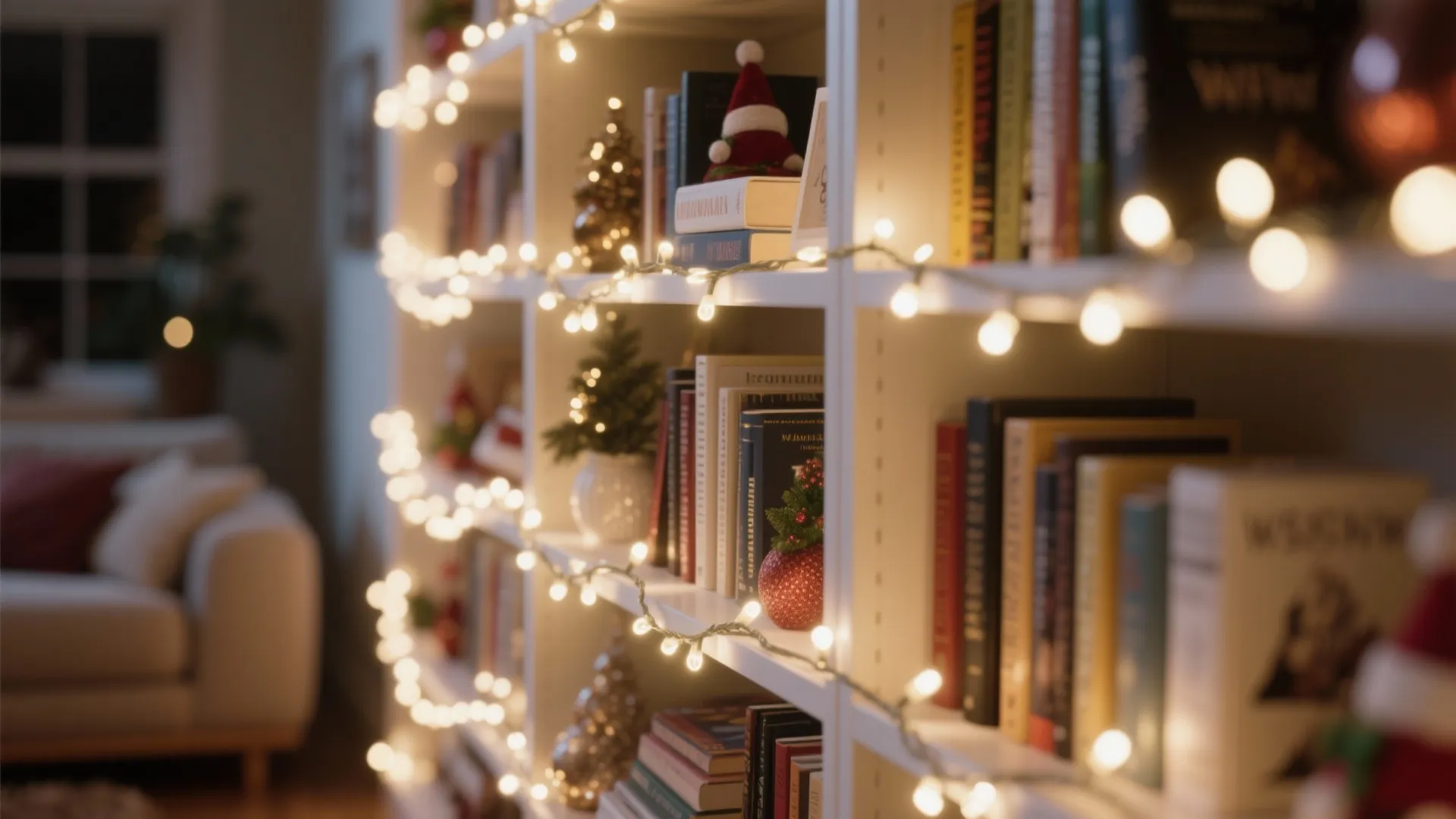 2. Warm Lighting with Fairy Lights